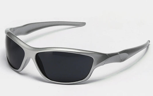 Y2K Silver Techno Rave Sunglasses – Festival Eyewear