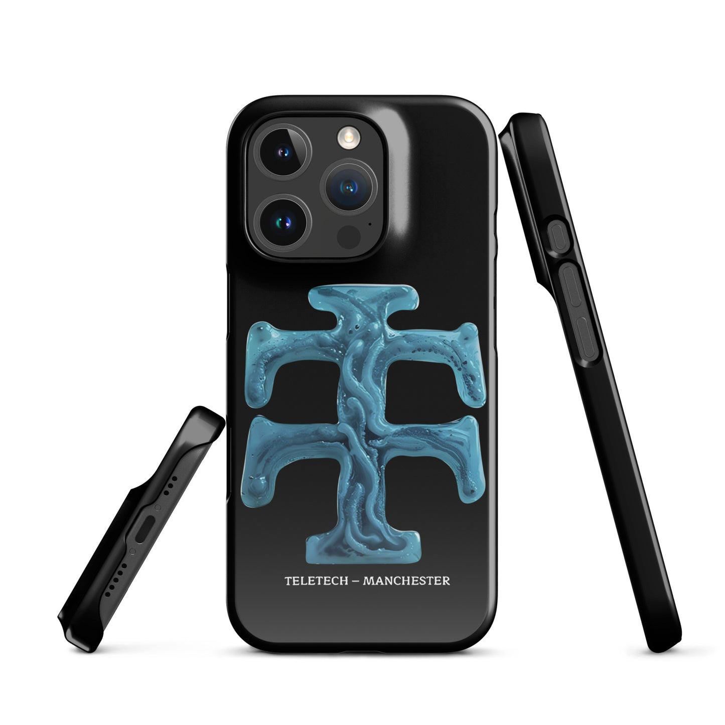Teletech Blue Ice Logo iPhone Case iPhone 16 Pro