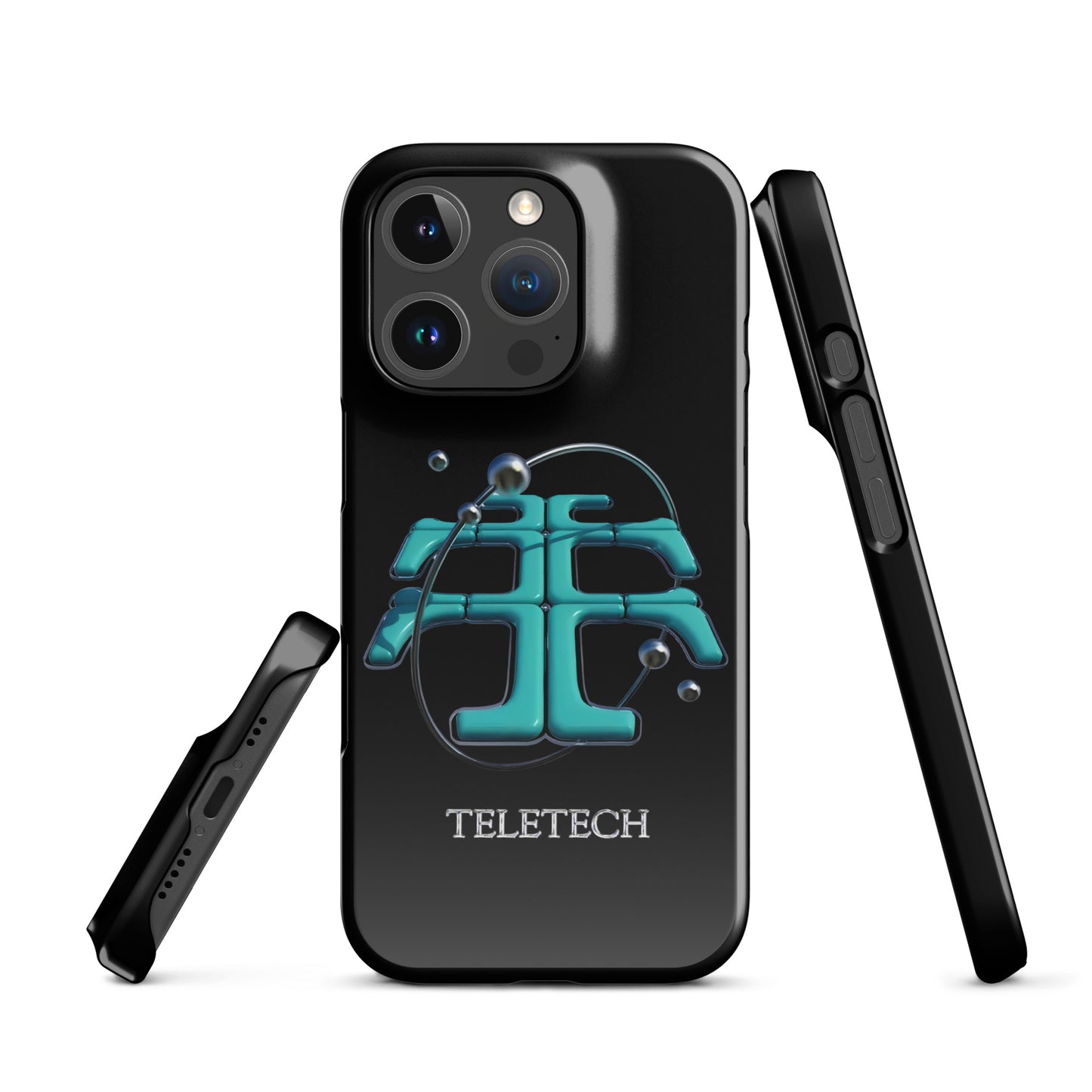 Teletech Blue Planet Logo iPhone Cover iPhone 16 Pro