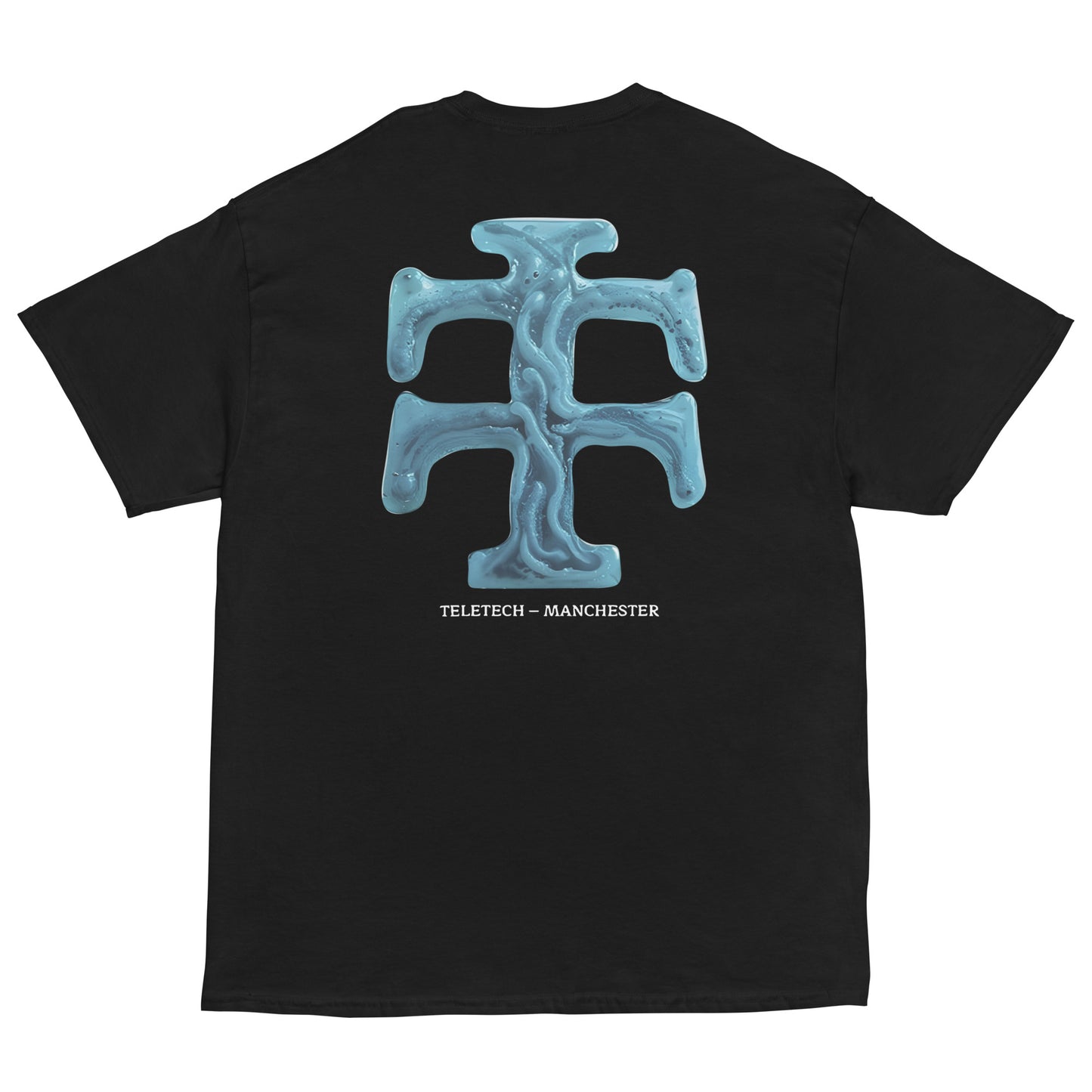 Teletech T-Shirt Blue Logo Double Print