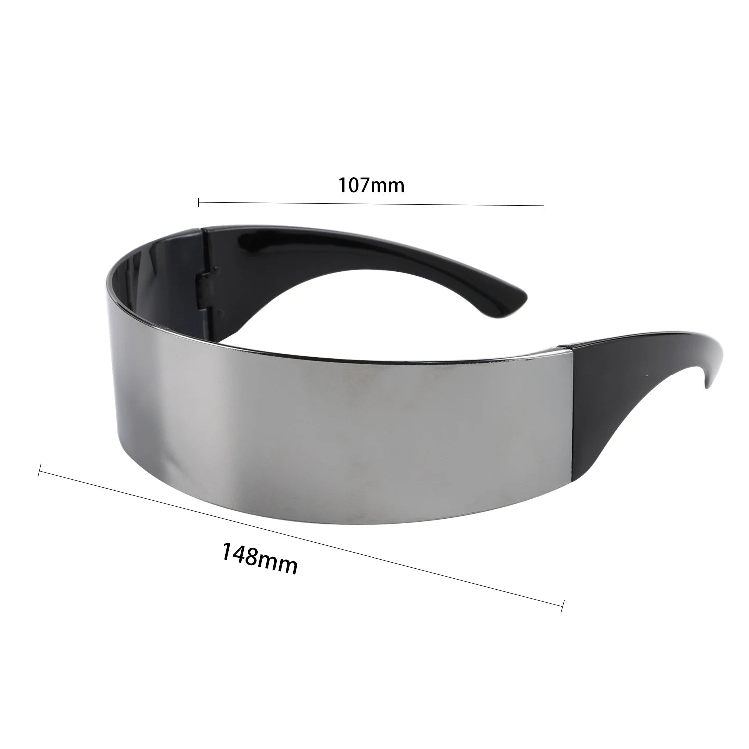 Rave Futuristic Sunglasses for Techno Fans