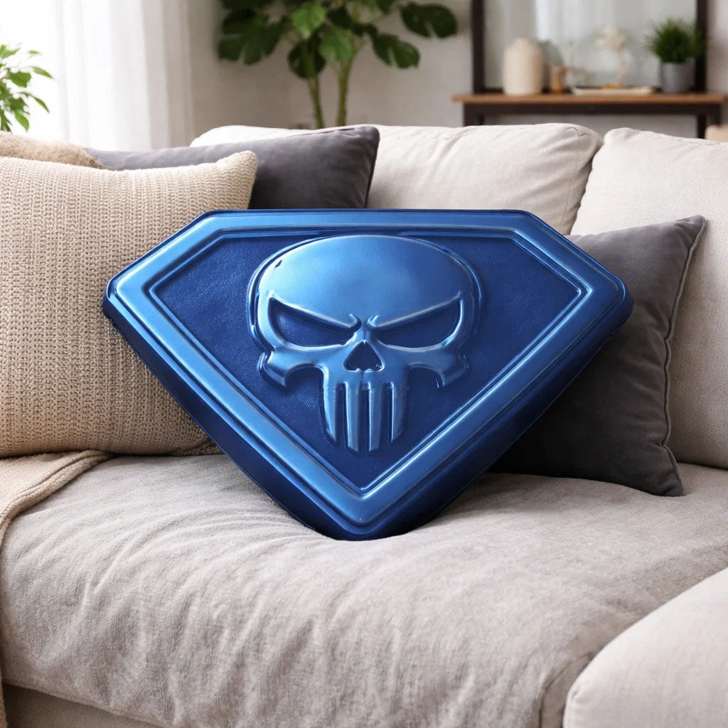 Blue Punisher Pill Pillow