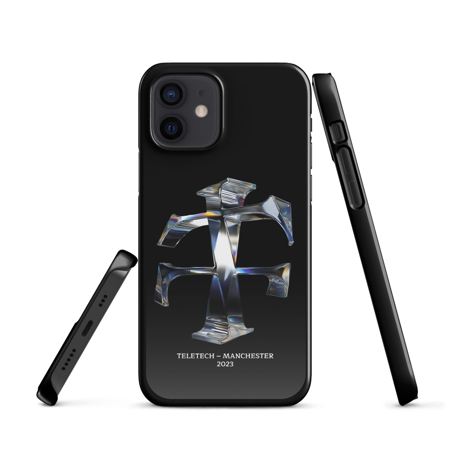 Teletech Chrome Logo Phone Case iPhone 12