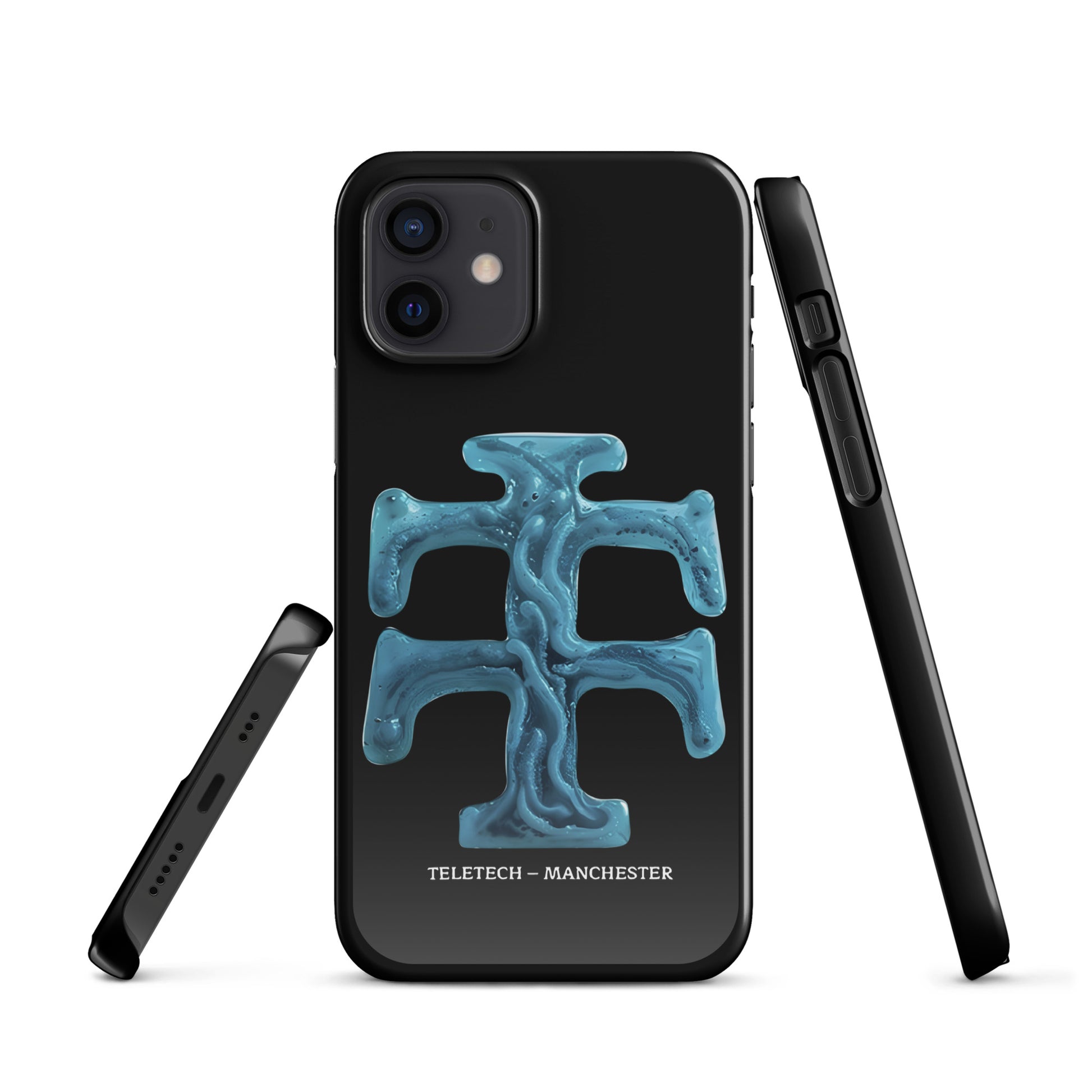 Teletech Blue Ice Logo iPhone Case iPhone 12