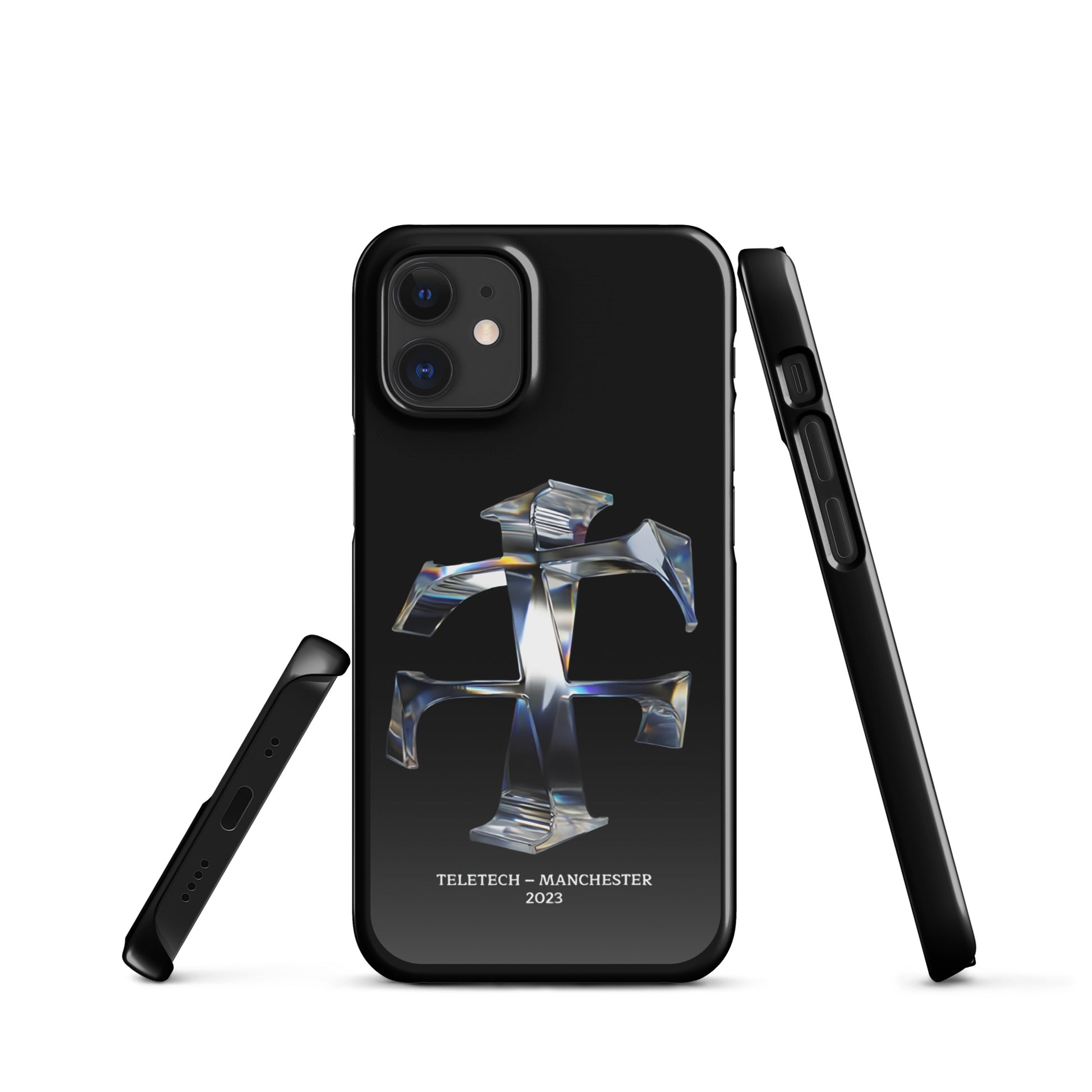 Teletech Chrome Logo Phone Case iPhone 12 Mini