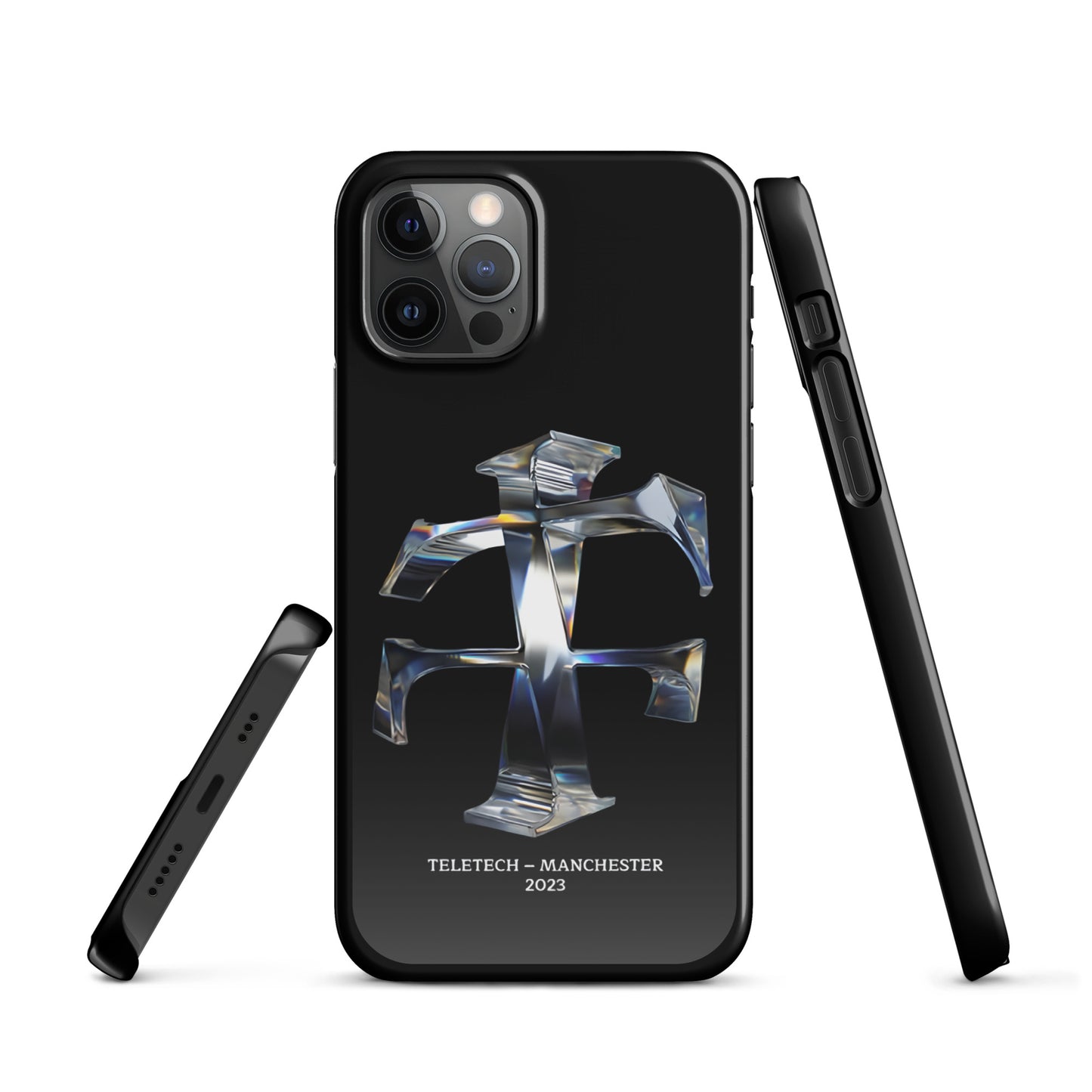 Teletech Chrome Logo Phone Case iPhone 12 Pro