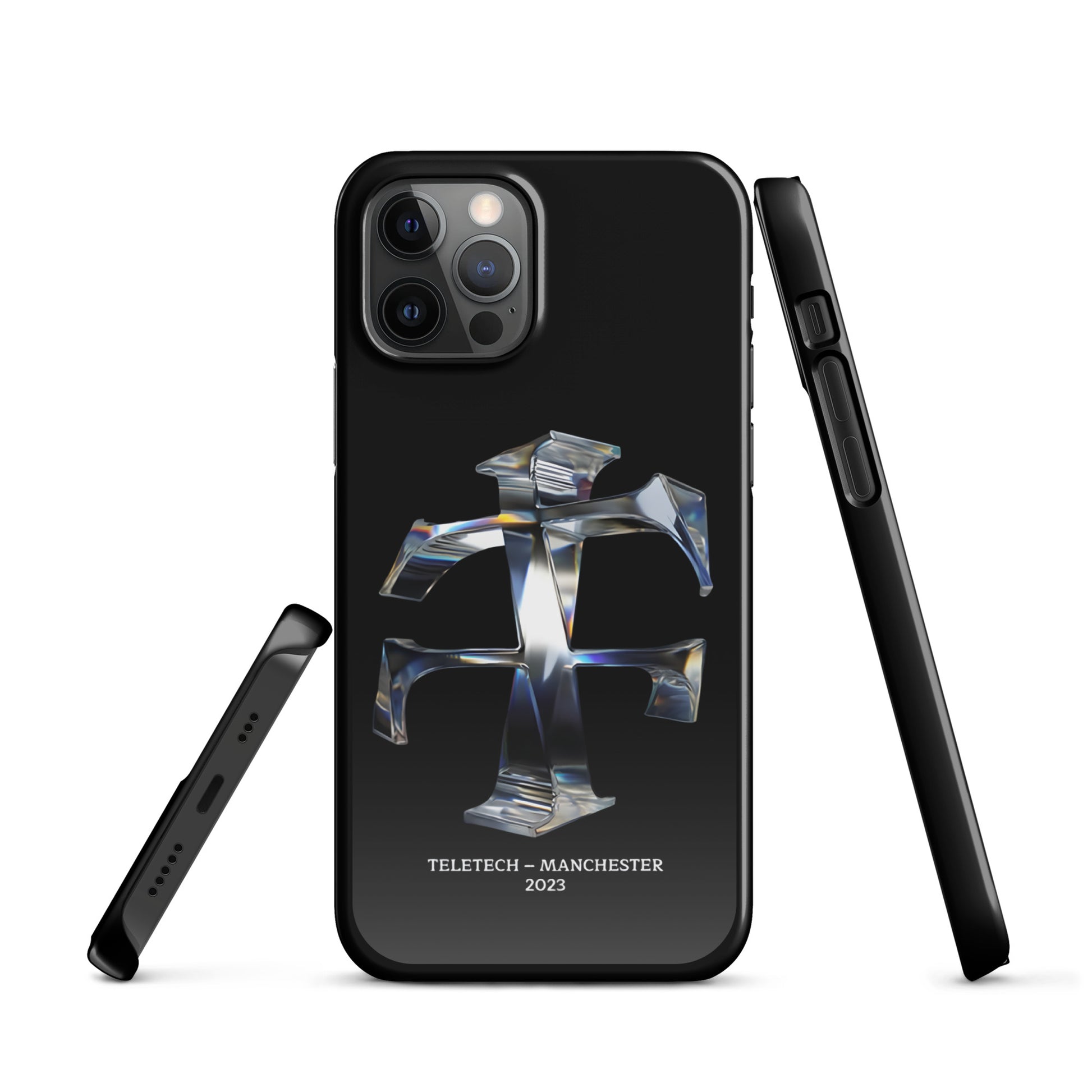 Teletech Chrome Logo Phone Case iPhone 12 Pro