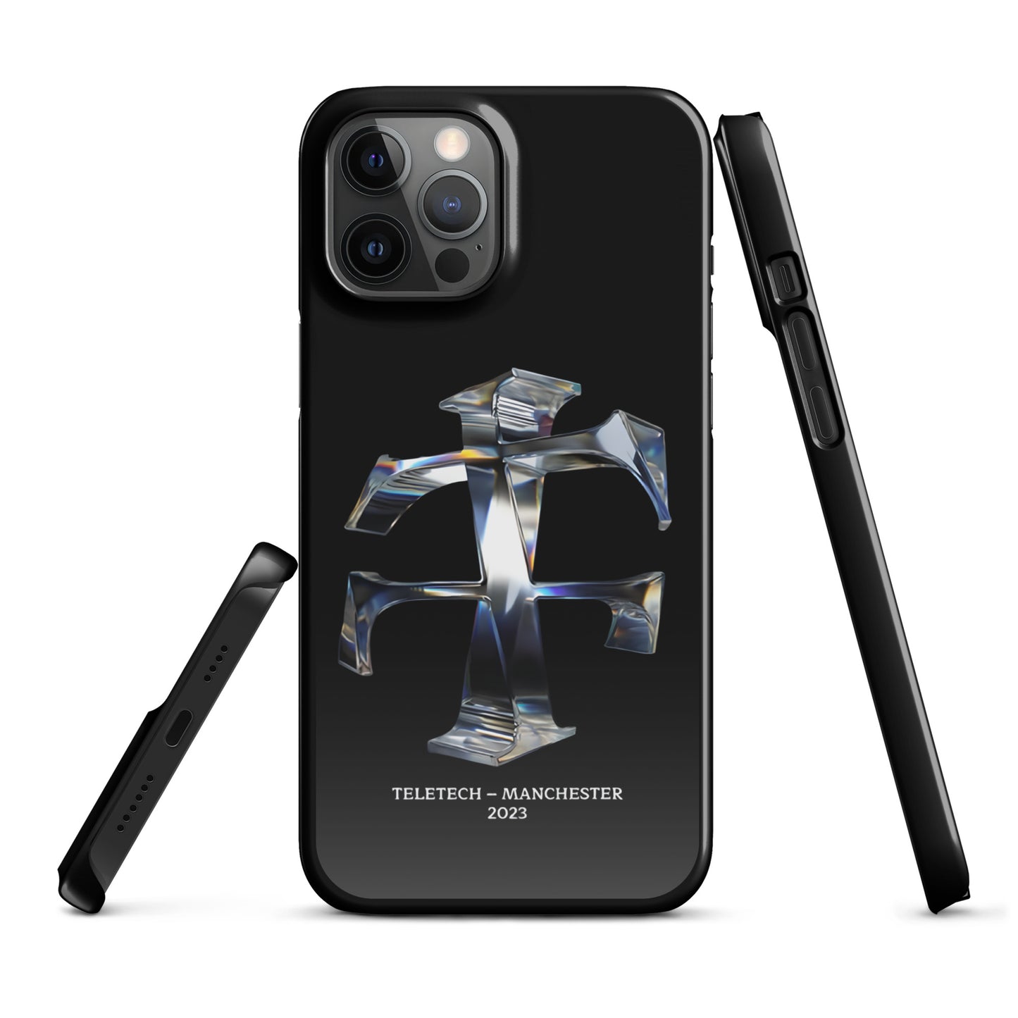Teletech Chrome Logo Phone Case iPhone 12 Pro Max