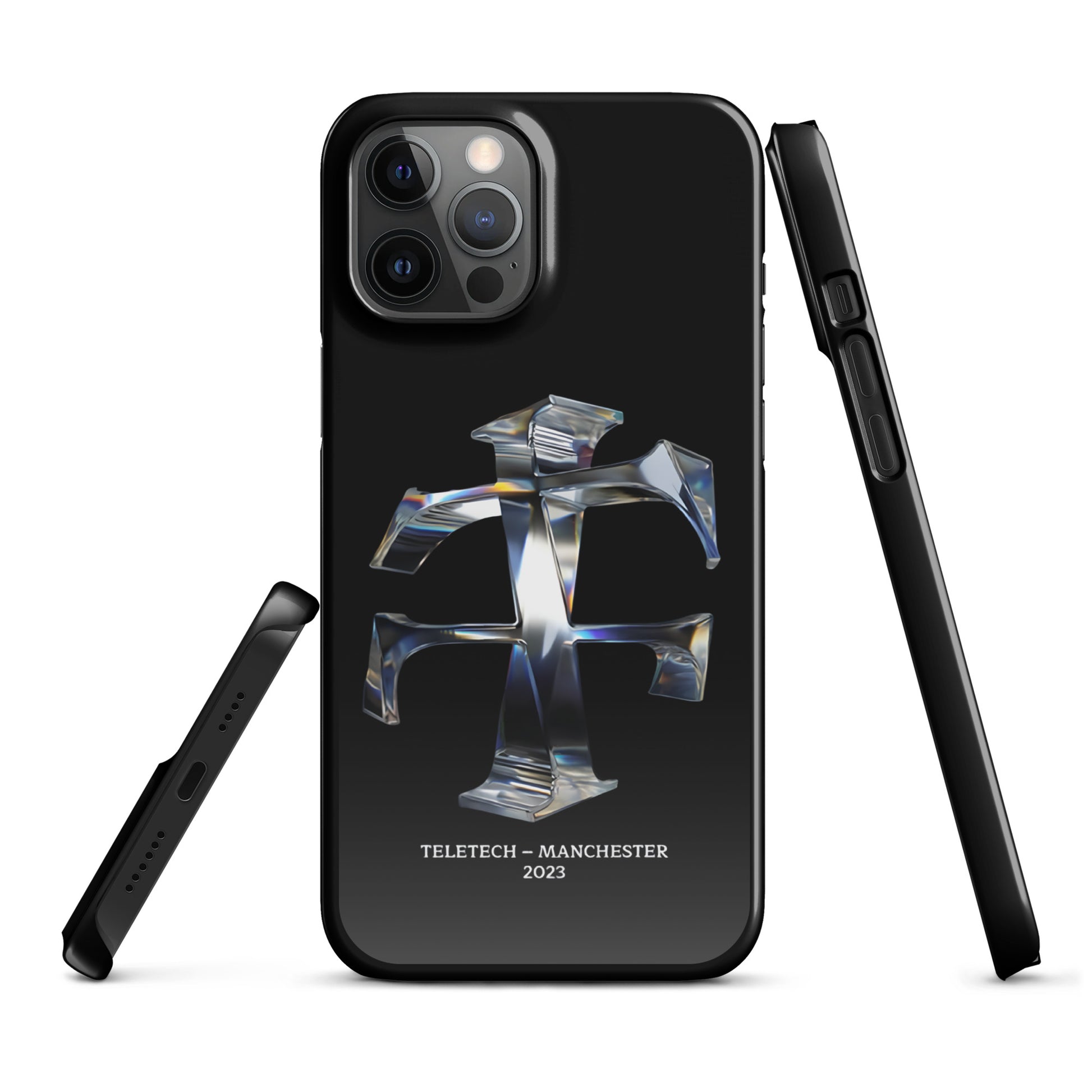 Teletech Chrome Logo Phone Case iPhone 12 Pro Max