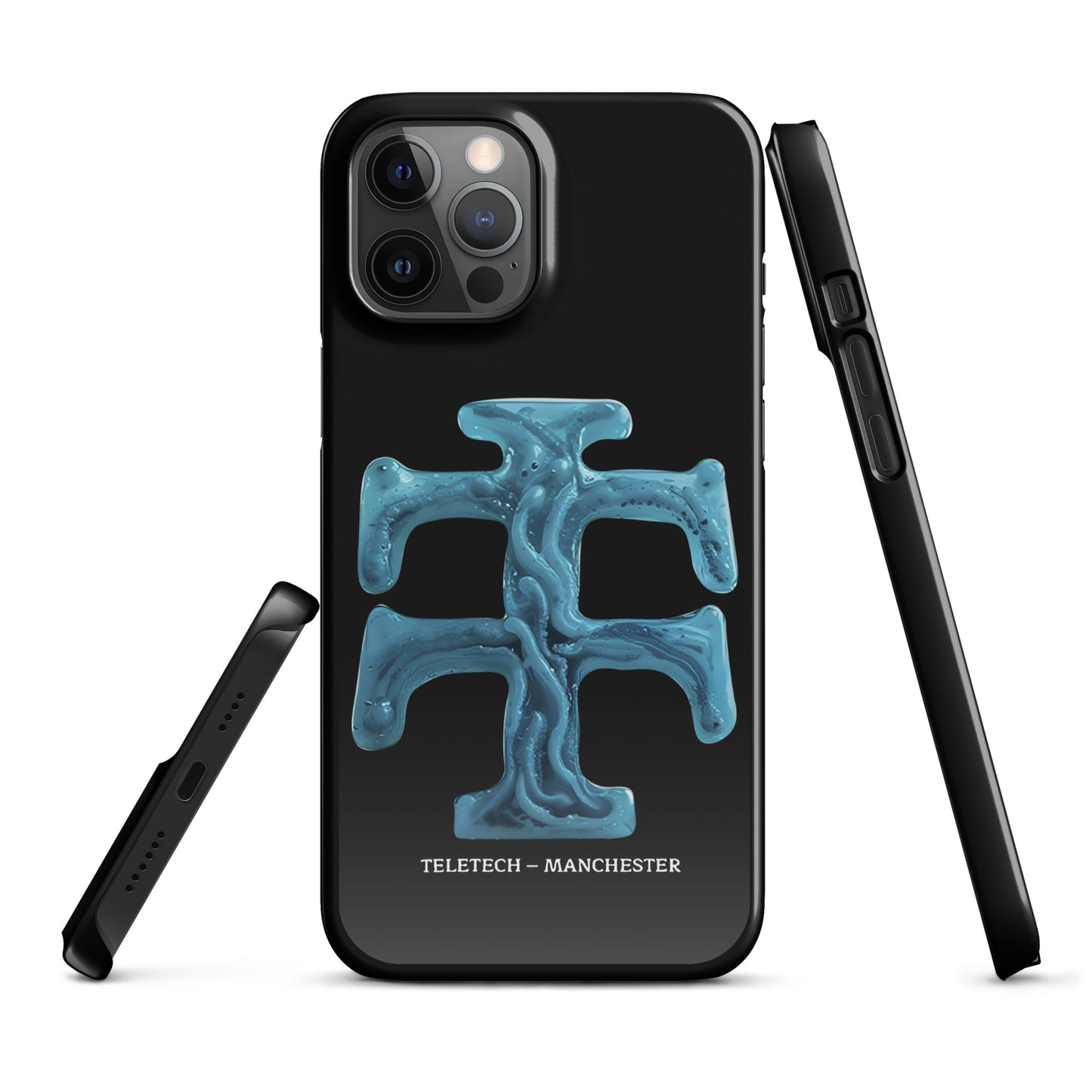 Teletech Blue Ice Logo iPhone Case iPhone 12 Pro Max