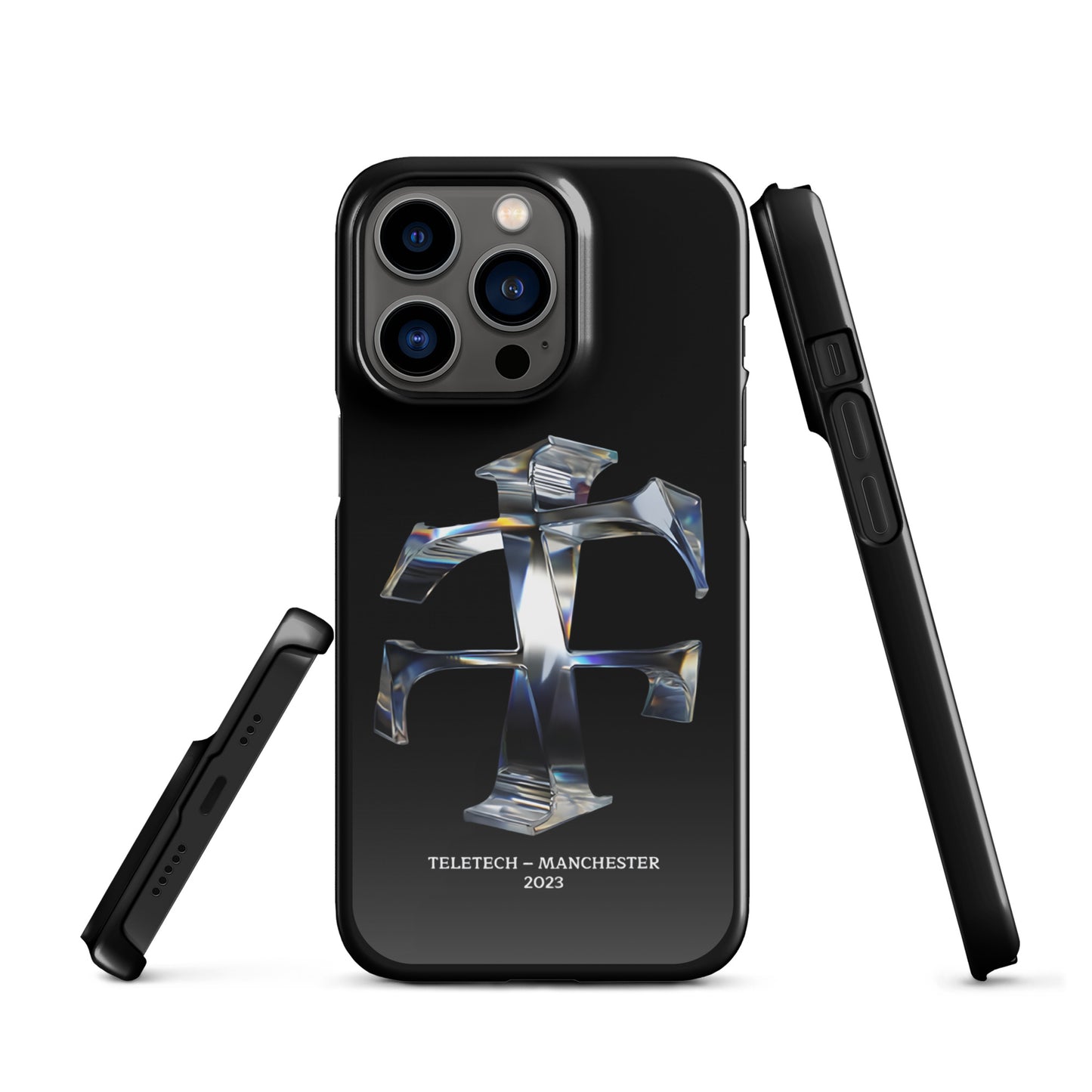 Teletech Chrome Logo Phone Case iPhone 13 Pro