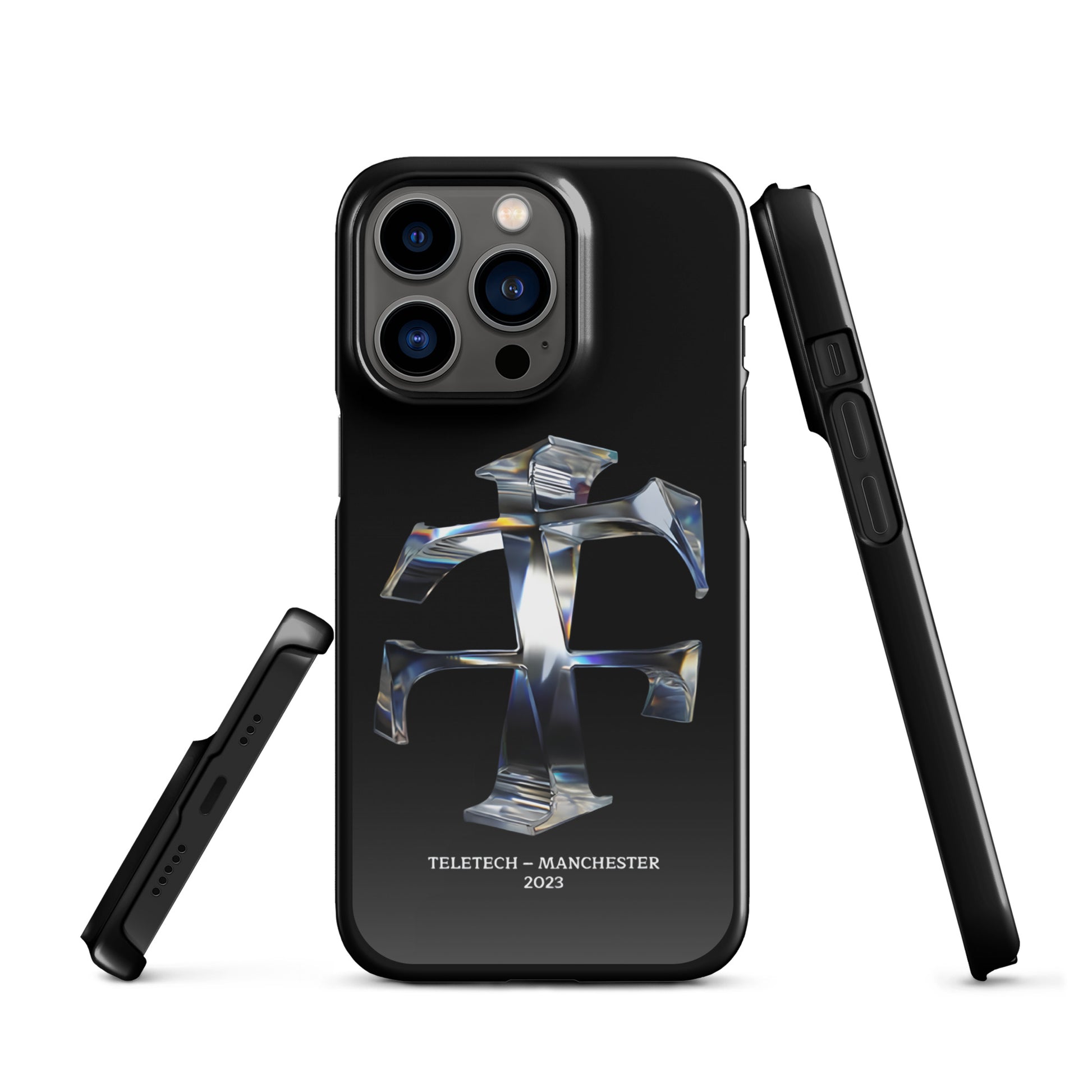 Teletech Chrome Logo Phone Case iPhone 13 Pro