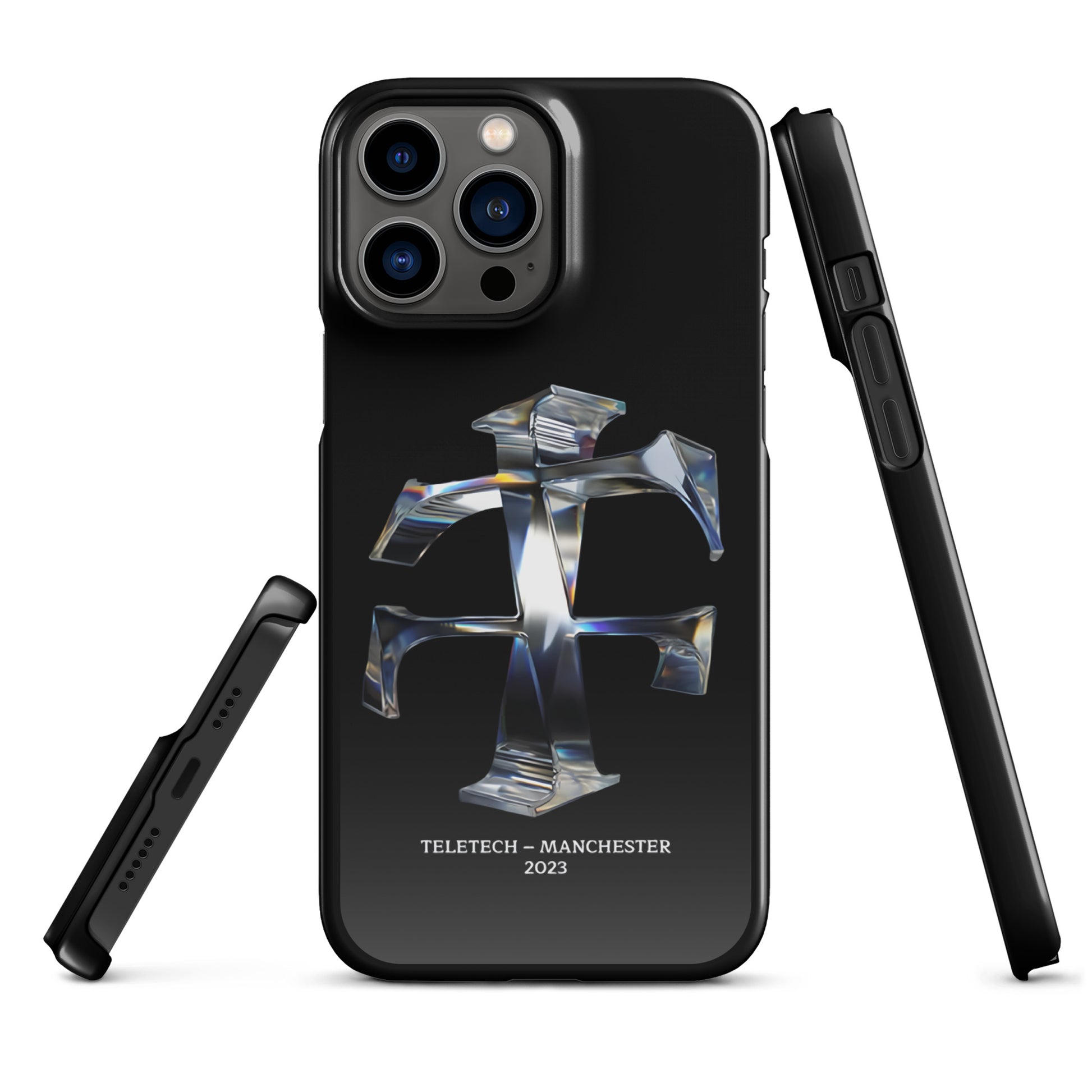 Teletech Chrome Logo Phone Case iPhone 13 Pro Max