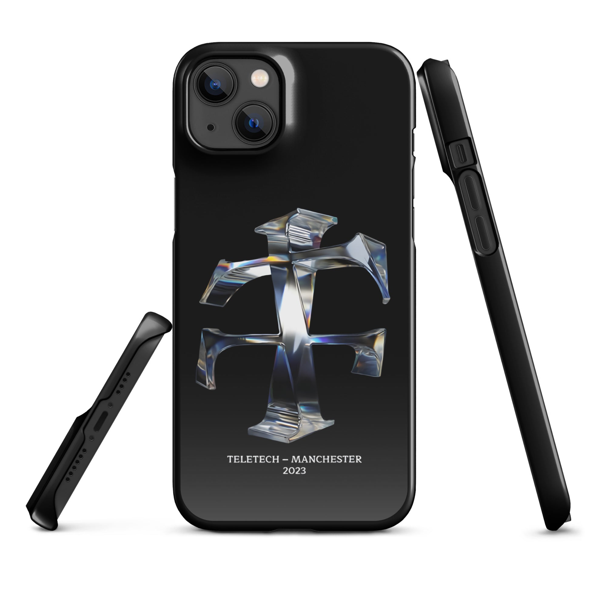 Teletech Chrome Logo Phone Case iPhone 14 Plus