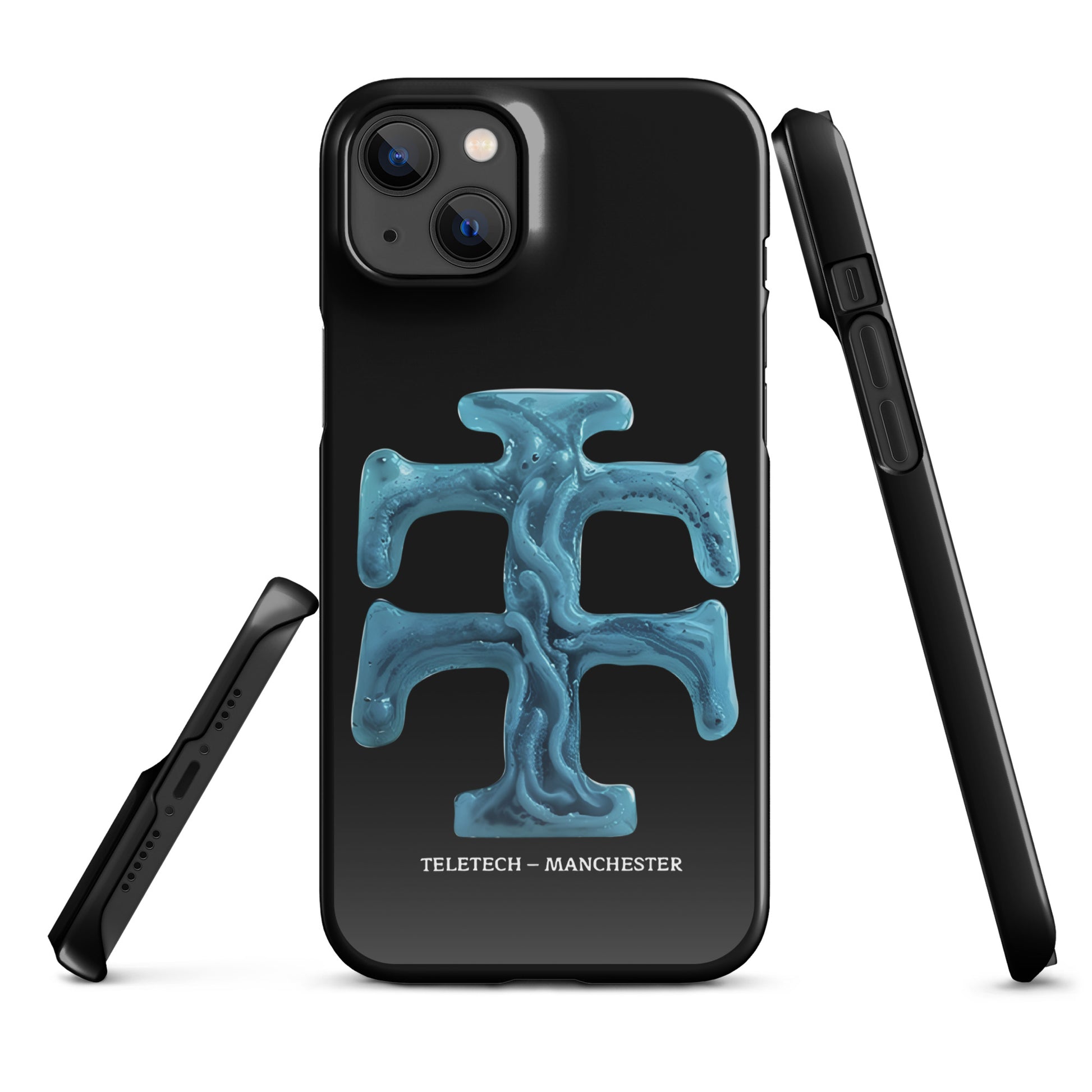Teletech Blue Ice Logo iPhone Case iPhone 14 Plus