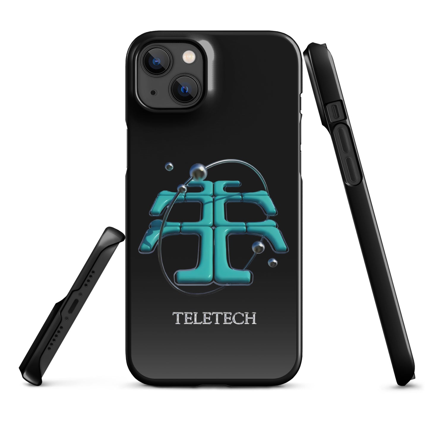Teletech Blue Planet Logo iPhone Cover iPhone 14 Plus