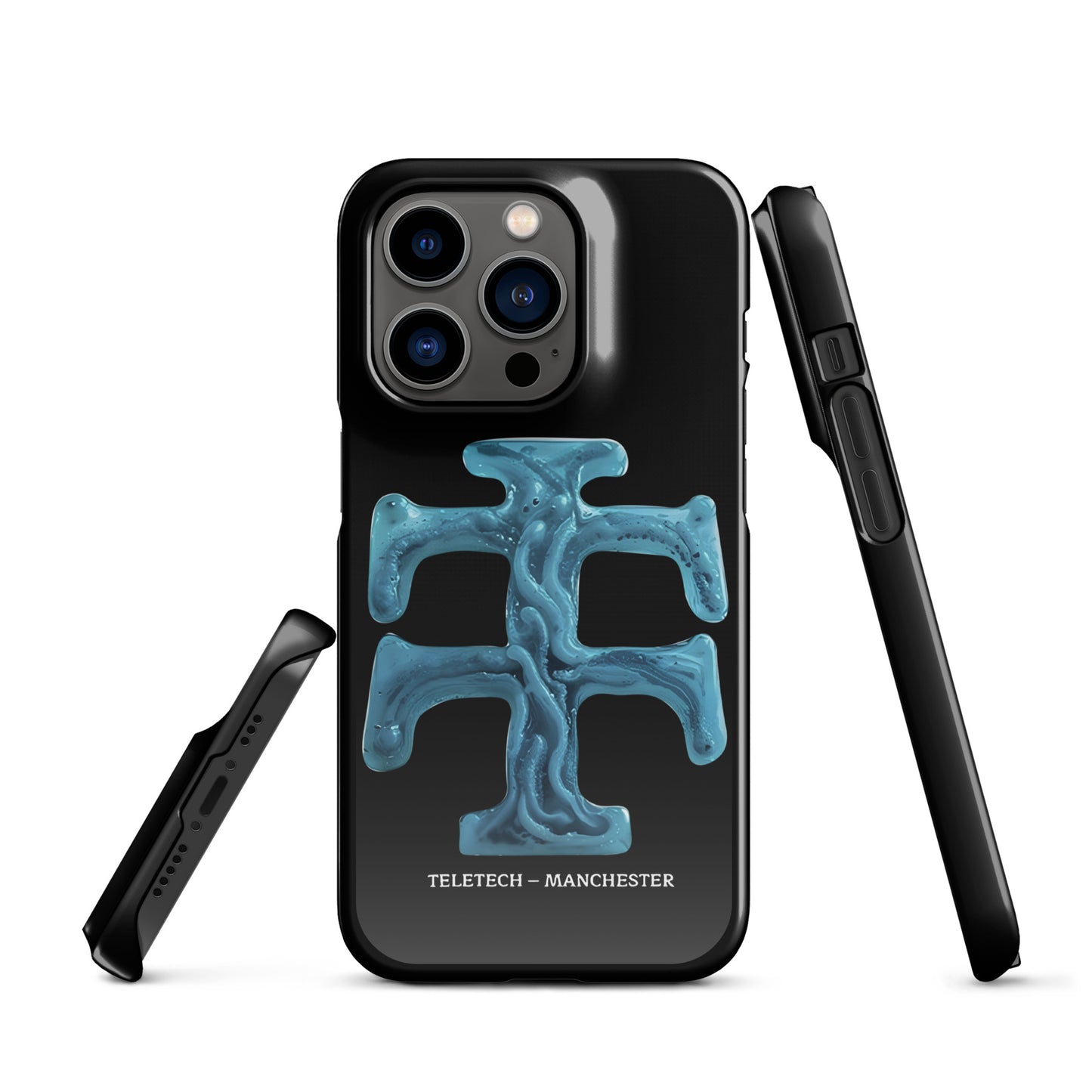 Teletech Blue Ice Logo iPhone Case iPhone 14 Pro