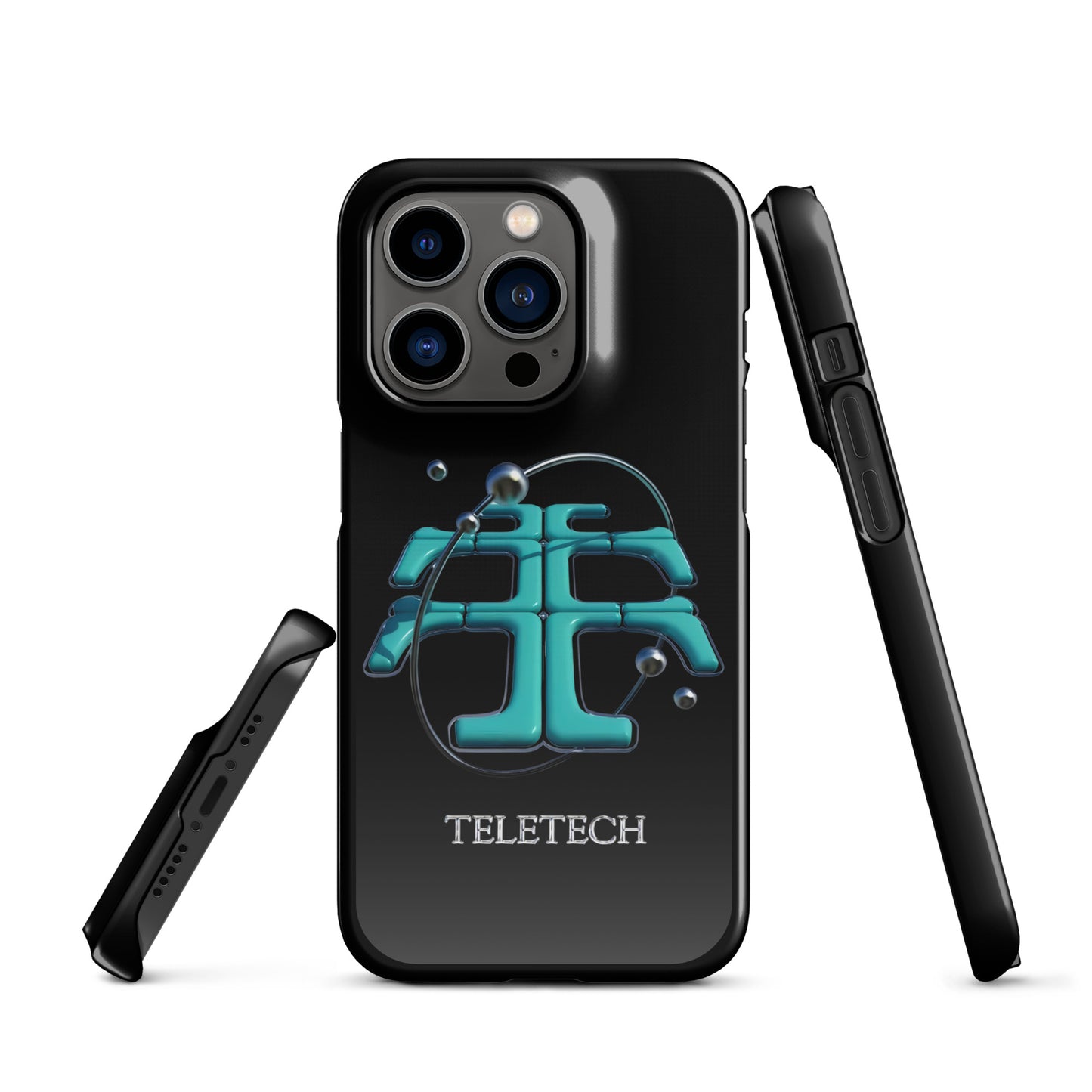Teletech Blue Planet Logo iPhone Cover iPhone 14 Pro