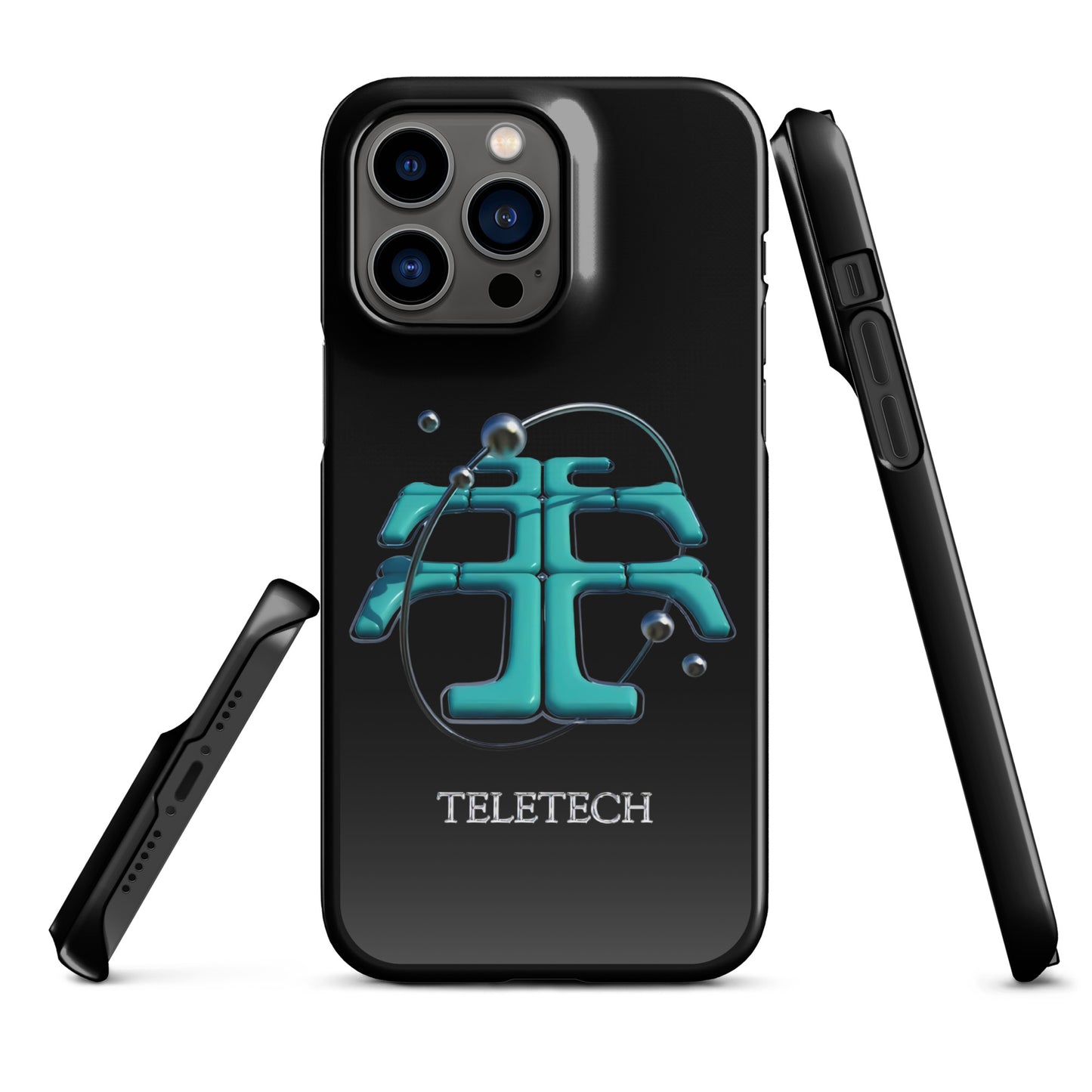 Teletech Blue Planet Logo iPhone Cover iPhone 14 Pro Max
