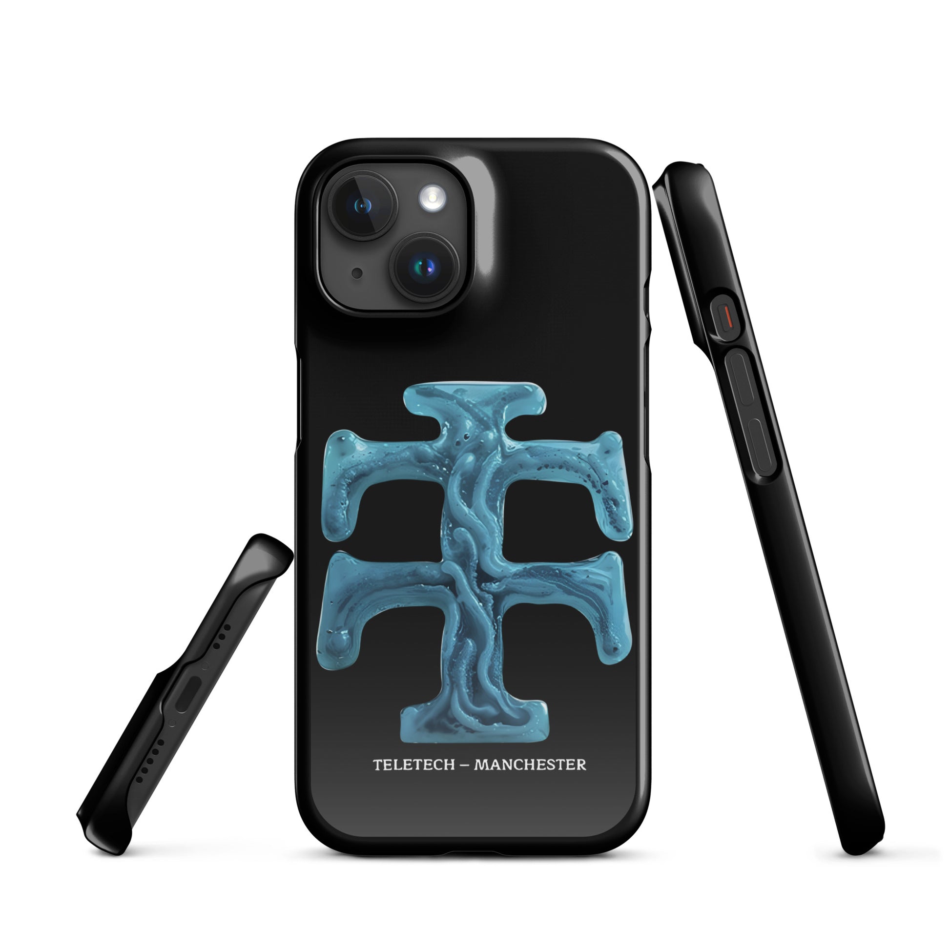 Teletech Blue Ice Logo iPhone Case iPhone 15