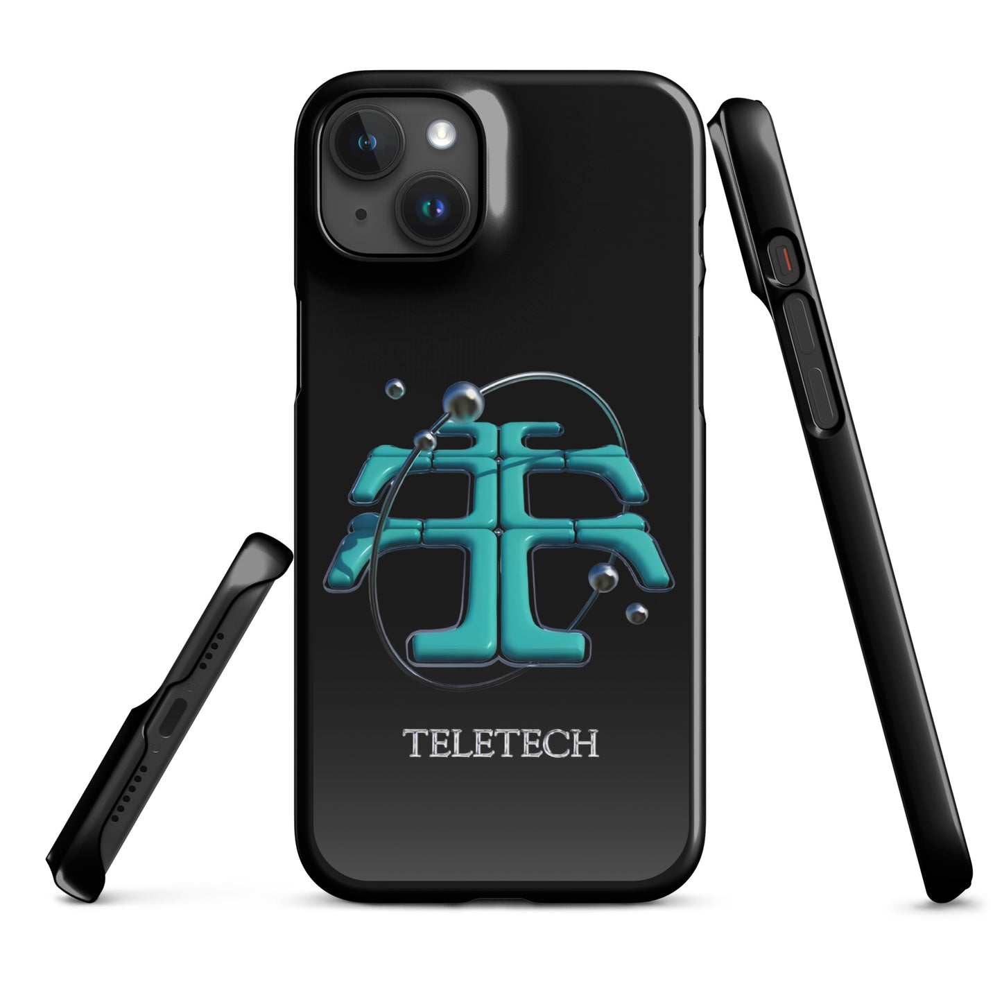 Teletech Blue Planet Logo iPhone Cover iPhone 15 Plus