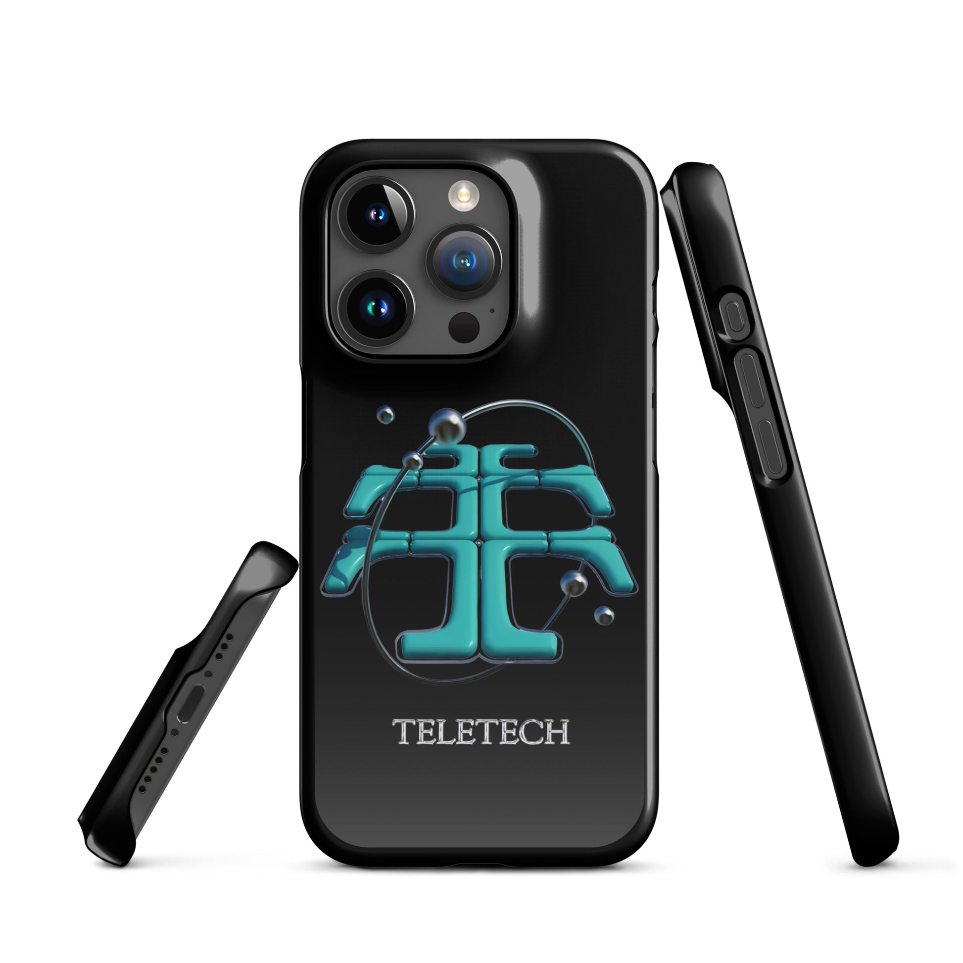 Teletech Blue Planet Logo iPhone Cover iPhone 15 Pro