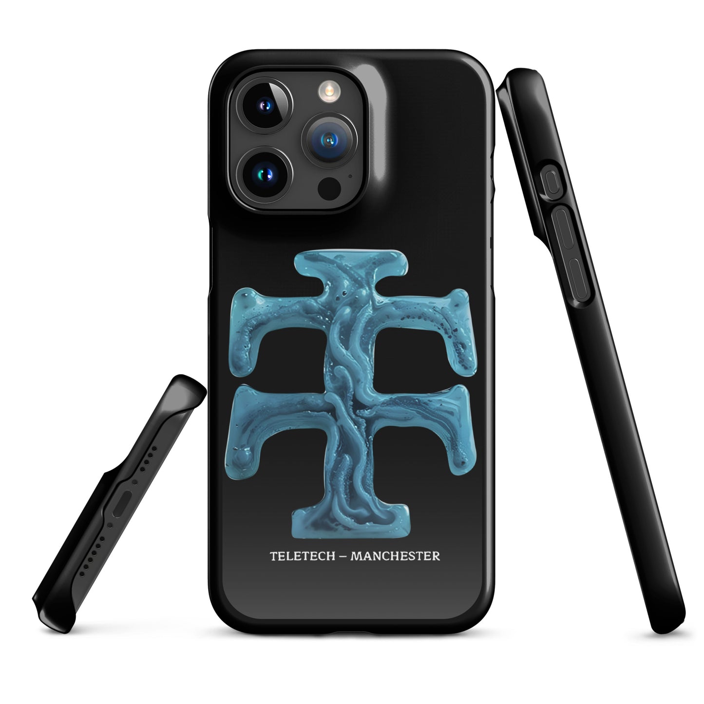 Teletech Blue Ice Logo iPhone Case iPhone 15 Pro Max