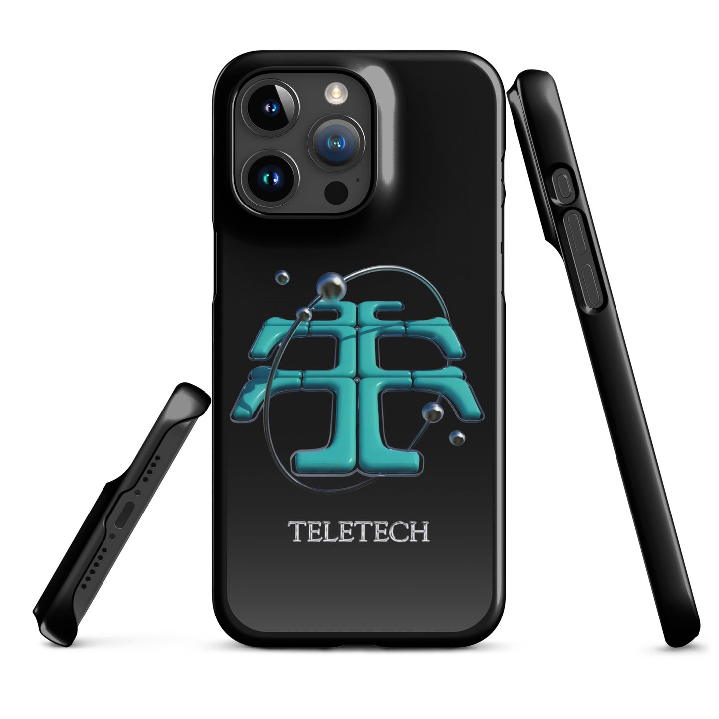 Teletech Blue Planet Logo iPhone Cover iPhone 15 Pro Max