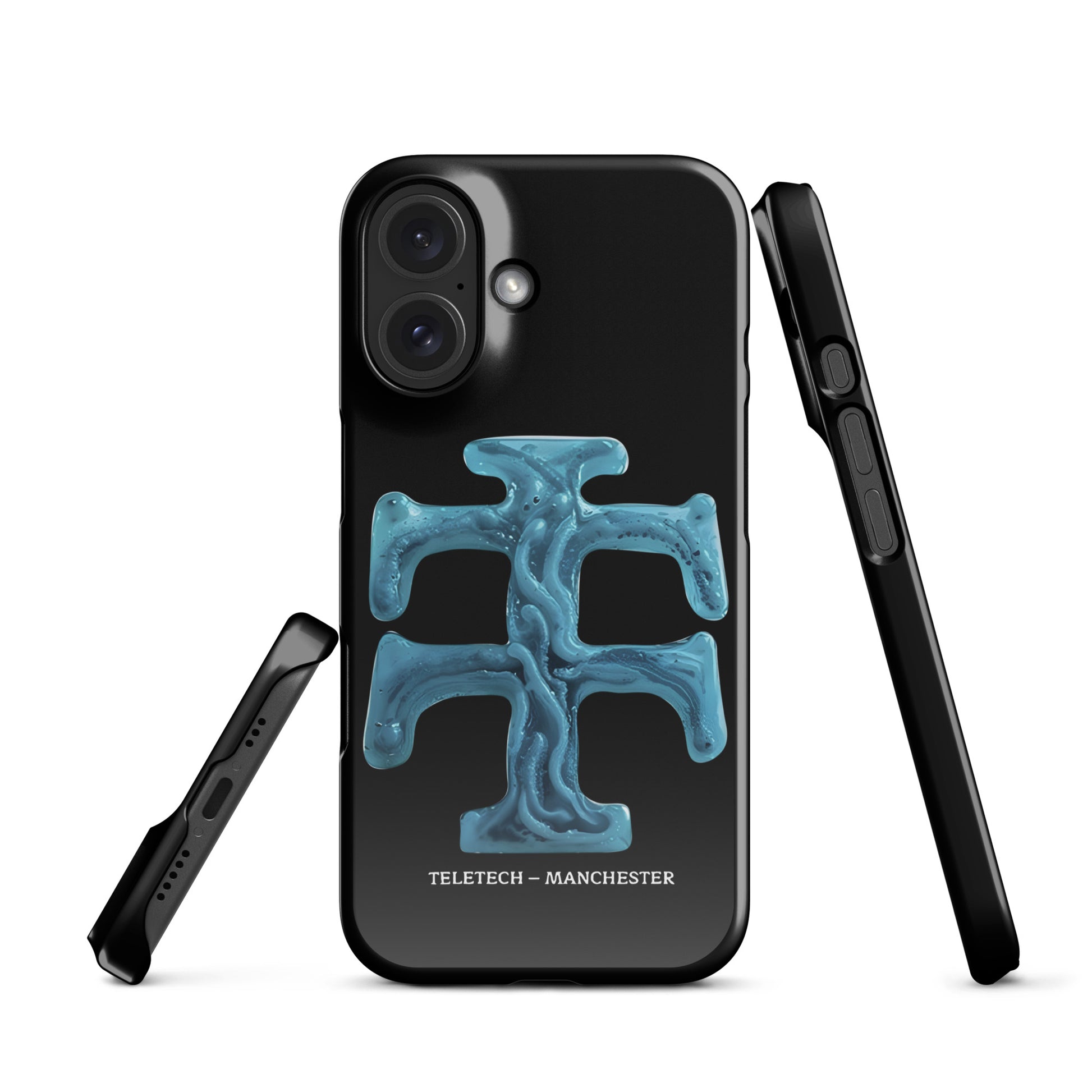 Teletech Blue Ice Logo iPhone Case iPhone 16