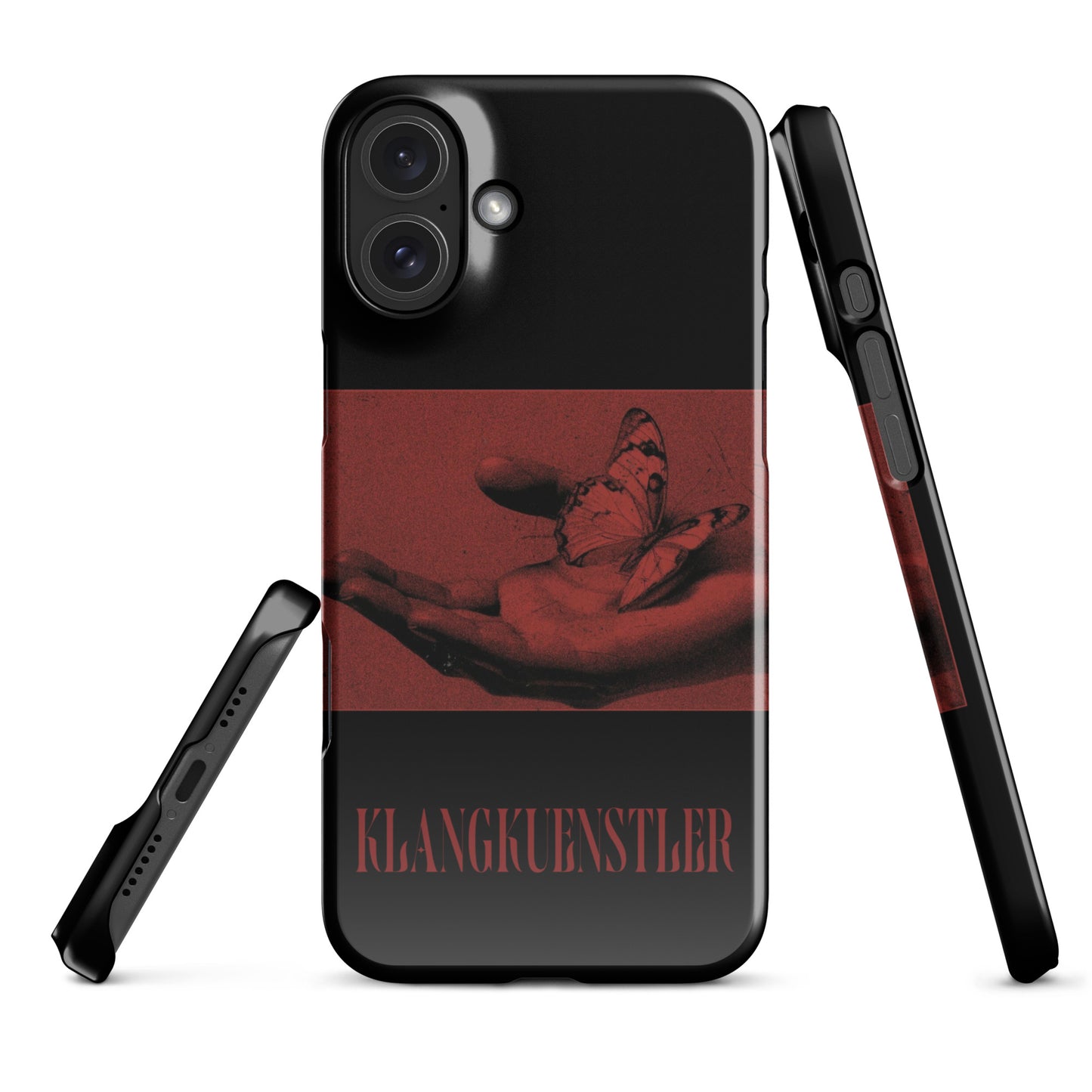 Klangkuenstler Red Hand iPhone Cover iPhone 16 Plus