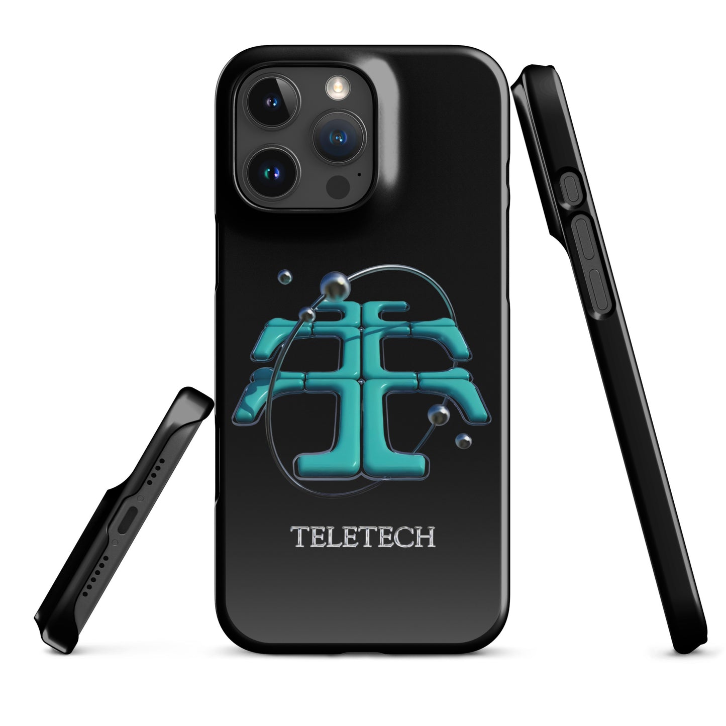 Teletech Blue Planet Logo iPhone Cover iPhone 16 Pro Max