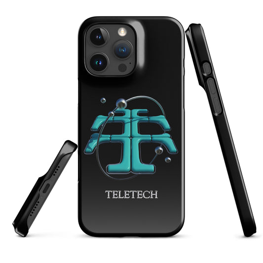 Teletech Blue Planet Logo iPhone Cover iPhone 16 Pro Max