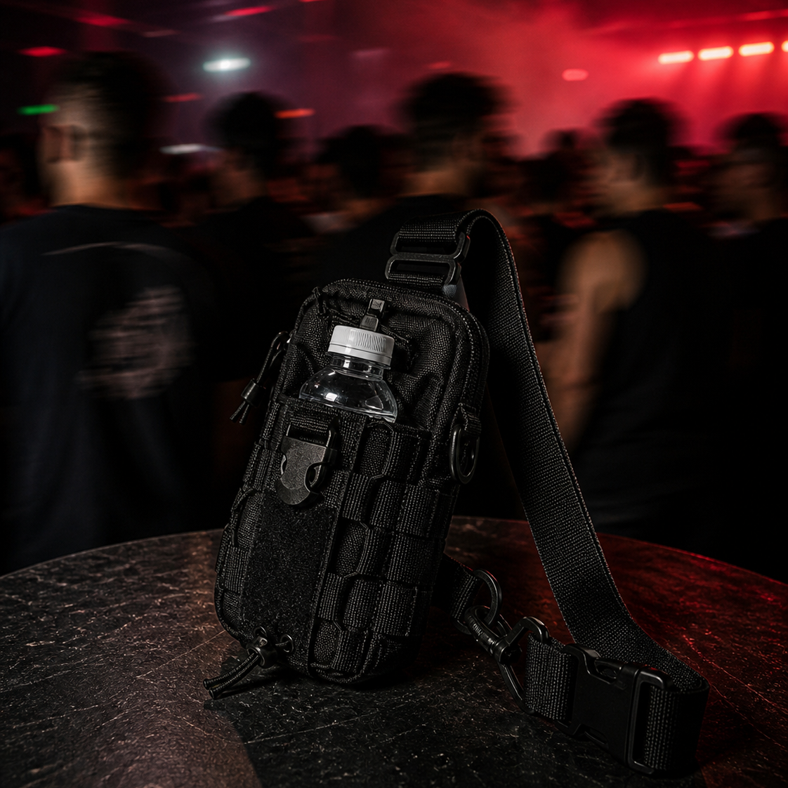 Techno Bag - For Raves and Parties Black