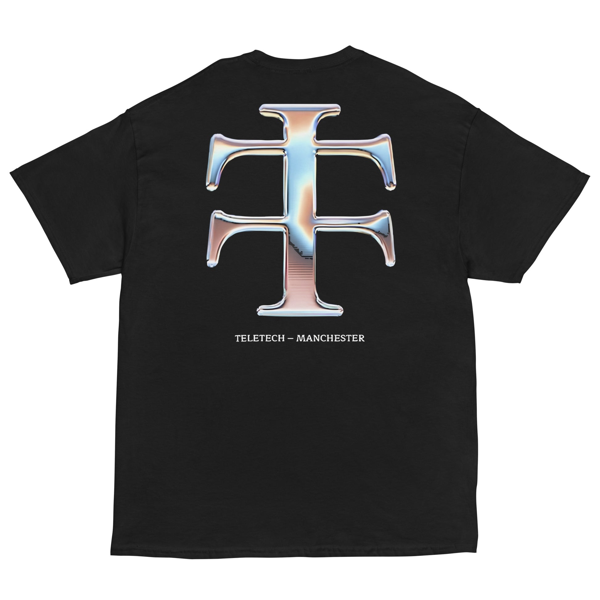 Teletech Shiny Chrome Logo T-Shirt Double Print