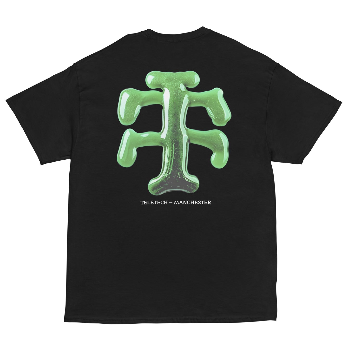 Teletech T-Shirt Green Logo Double Print