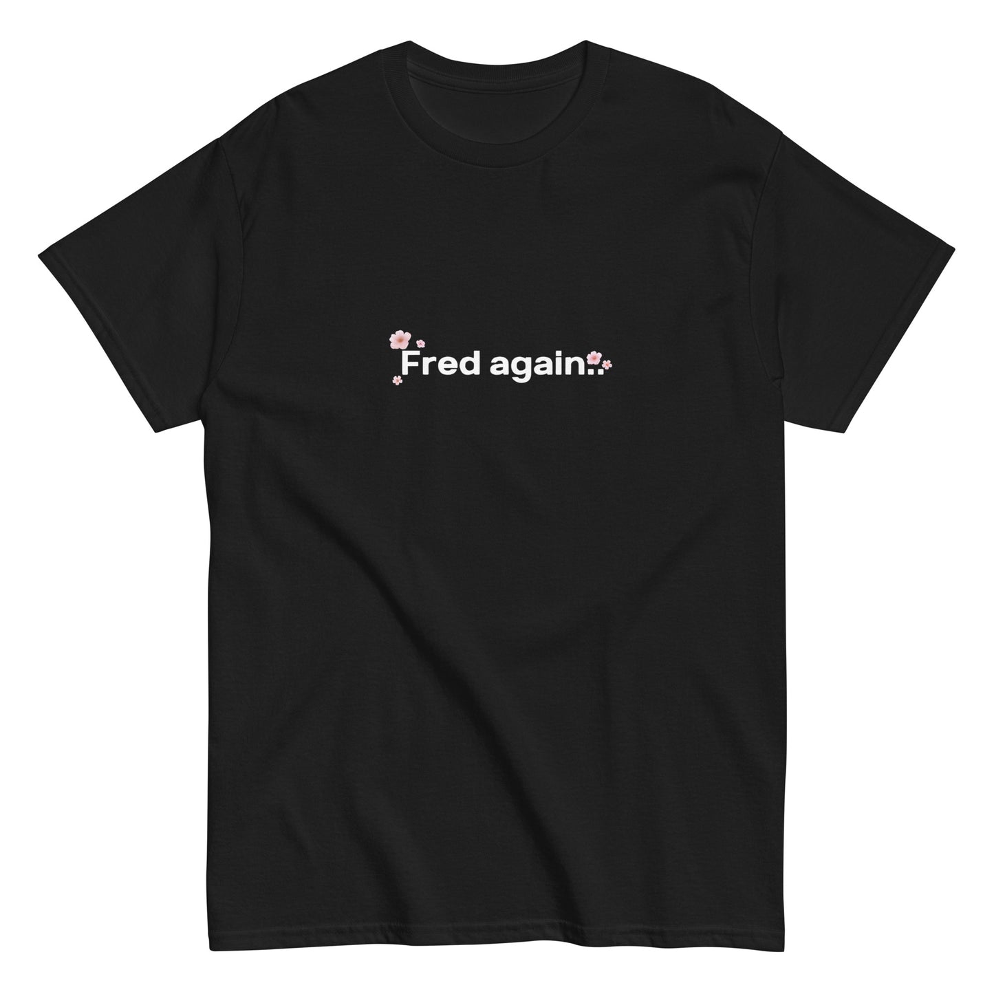 Fred again Floral T-Shirts – Pink and Black DJ Merchandise