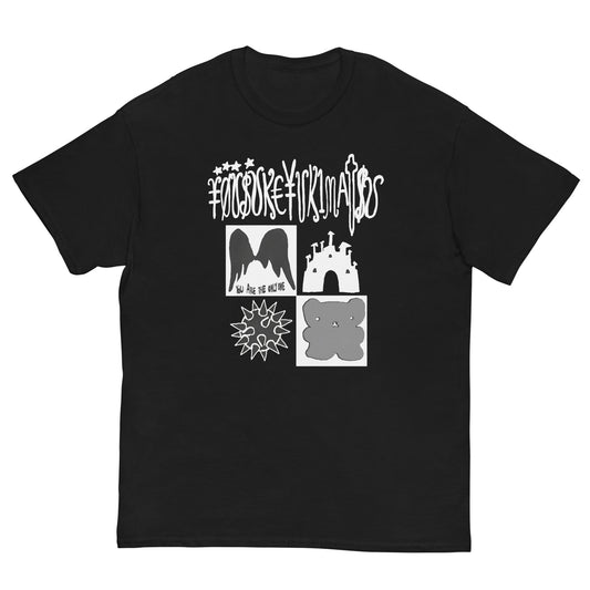 Yousuke Yukimatsu Black Chibi T-Shirt
