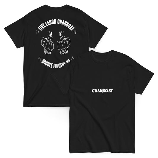 Crankdat Middle Finger T-Shirt Black