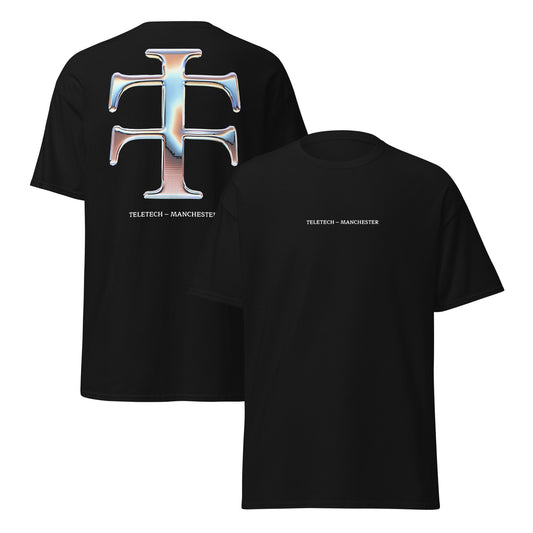 Teletech Shiny Chrome Logo T-Shirt Double Print