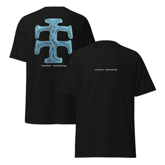 Teletech T-Shirt Blue Logo Double Print
