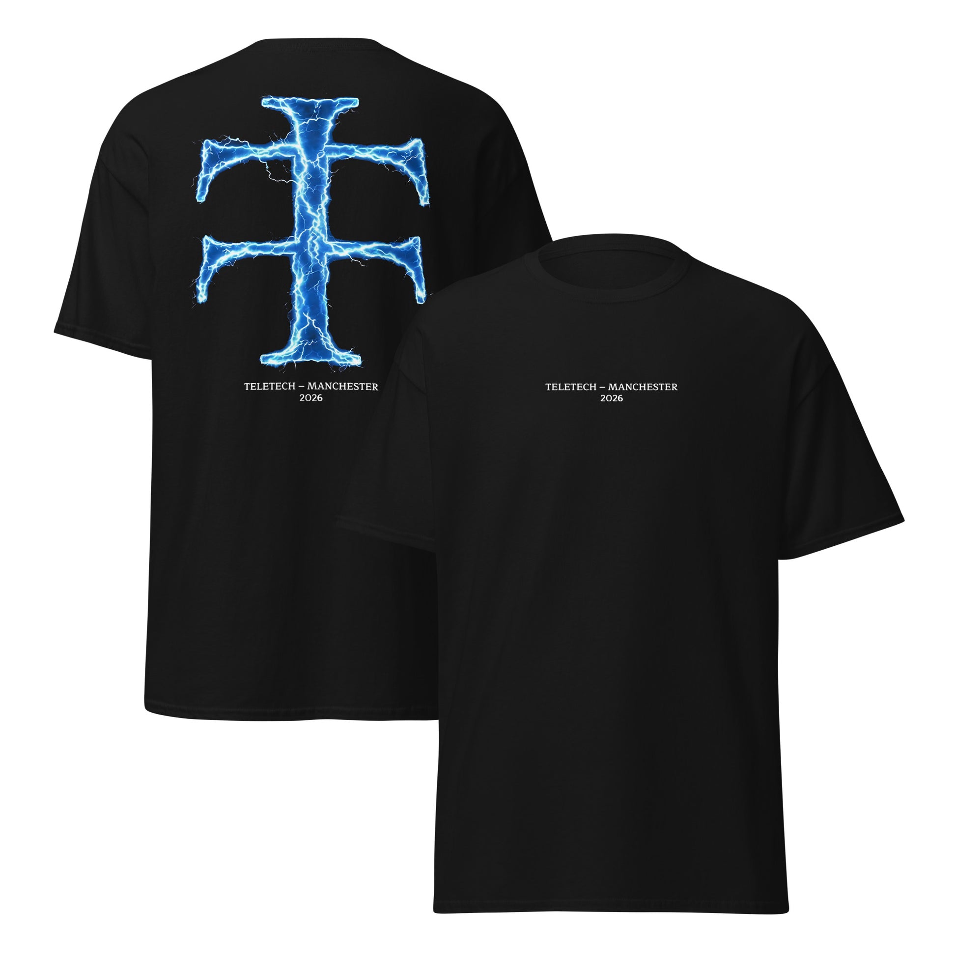 Teletech Blue Lightning Logo T-Shirt