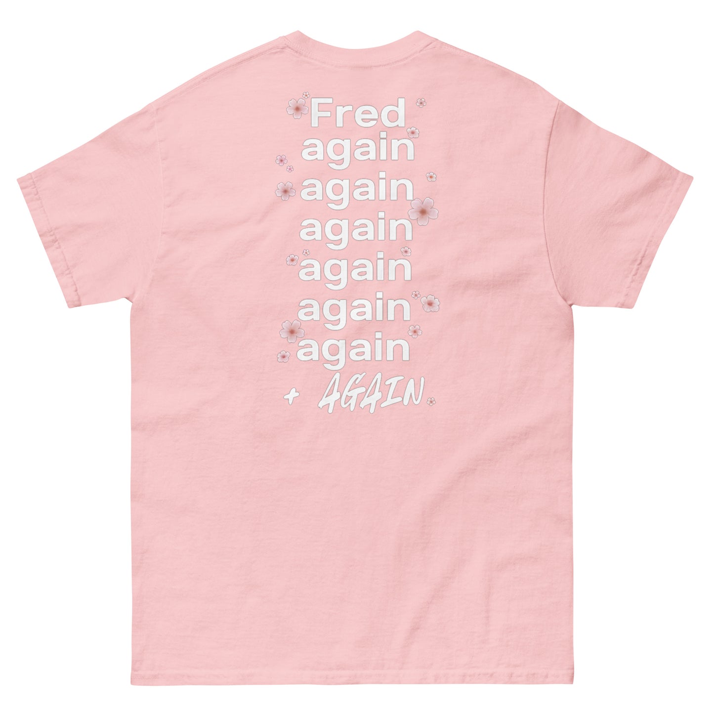 Fred again Floral T-Shirts – Pink and Black DJ Merchandise