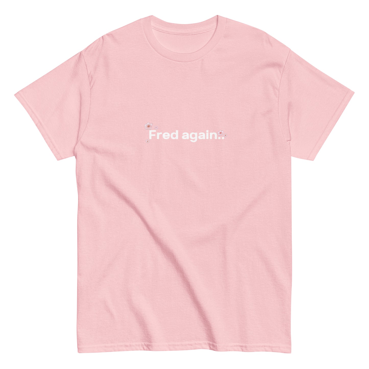 Fred again Floral T-Shirts – Pink and Black DJ Merchandise