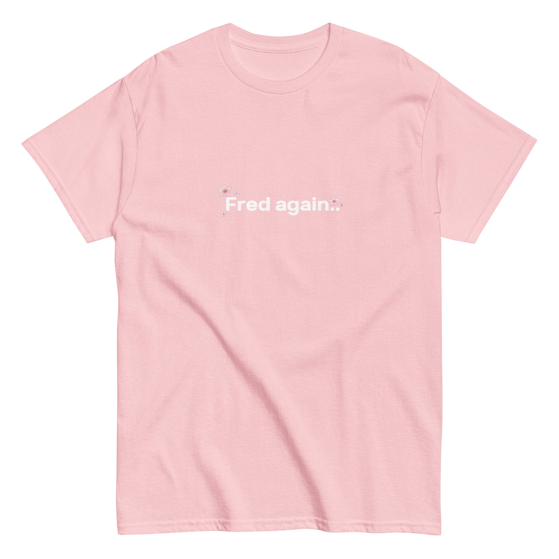 Fred again Floral T-Shirts – Pink and Black DJ Merchandise