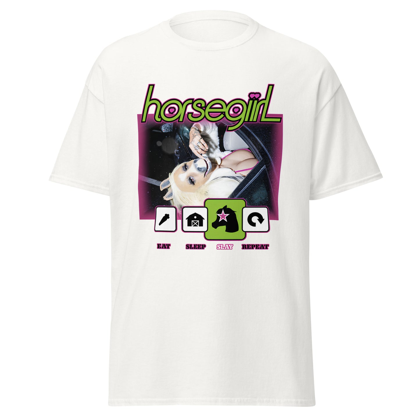 Horsegiirl “Eat Sleep Slay Repeat” T-Shirt