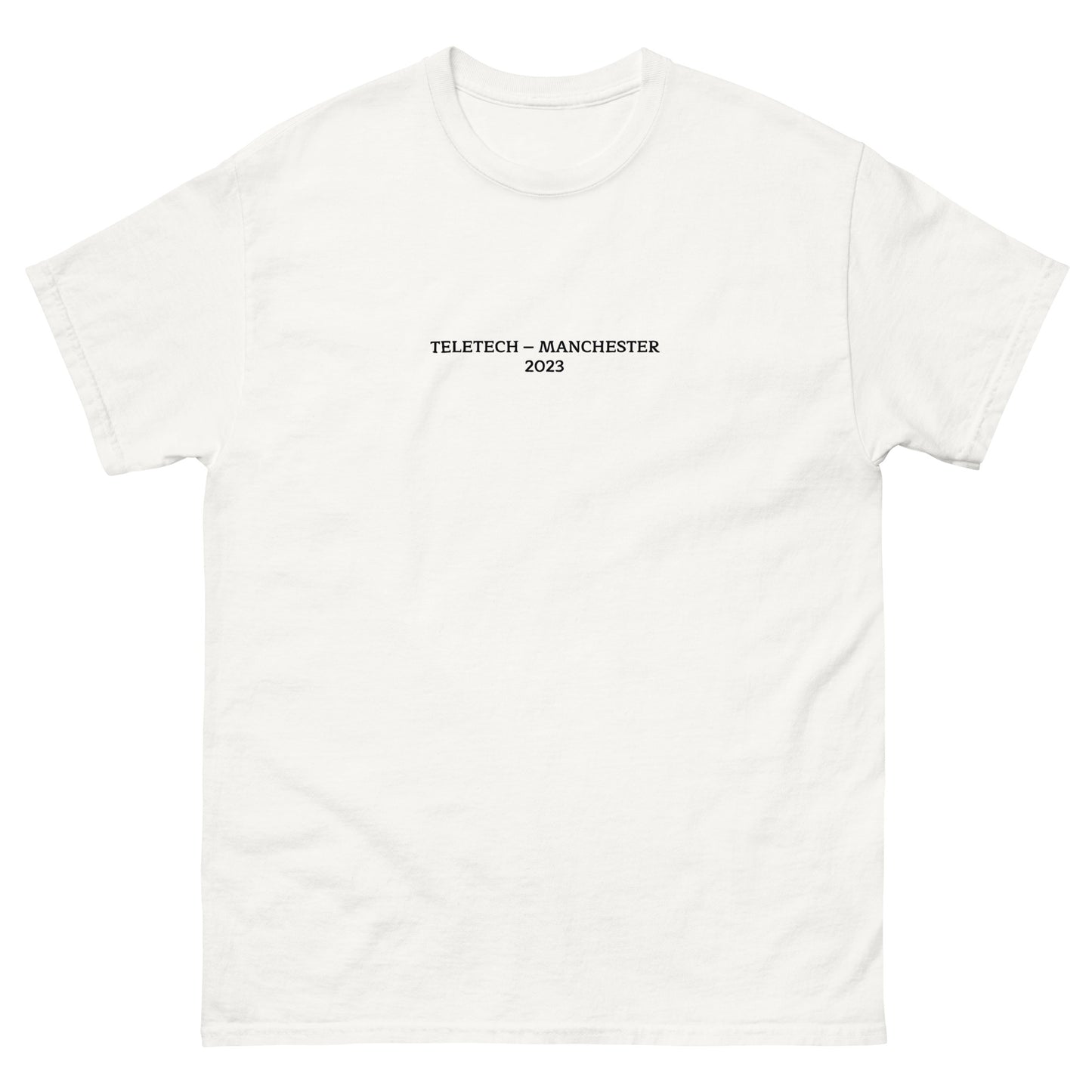 Teletech blue Logo Manchester 2023 T-Shirt