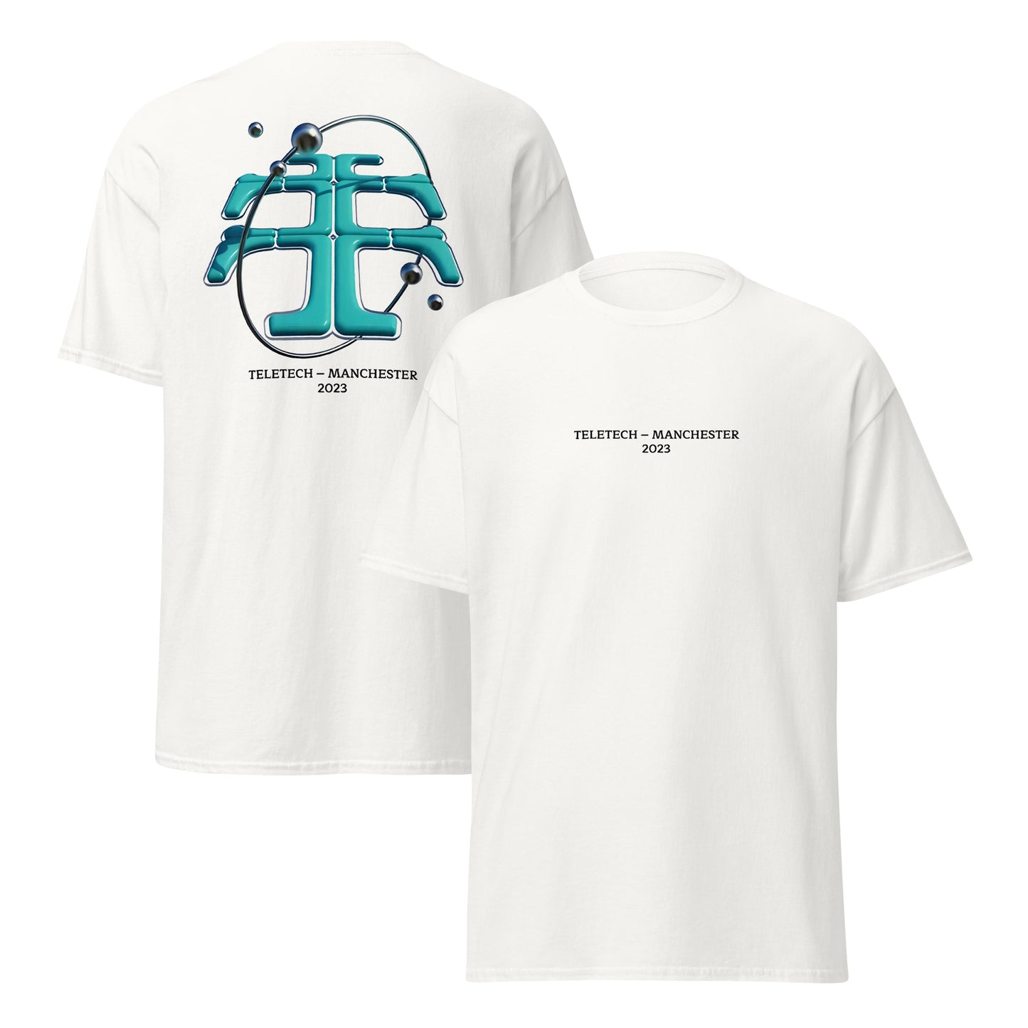 Teletech blue Logo Manchester 2023 T-Shirt